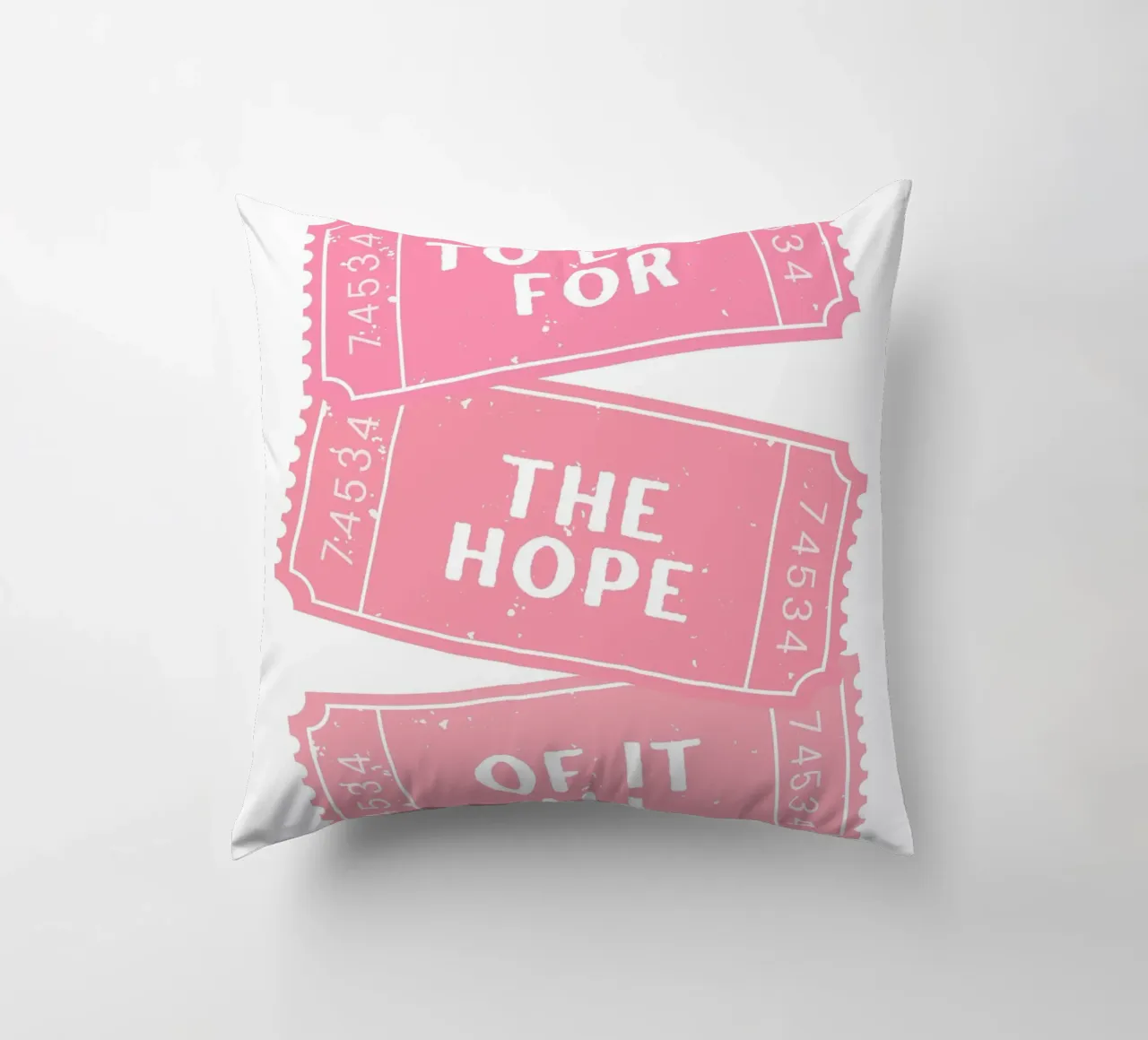 Vivere per la speranza di tutto questo canzone di Taylor Swift cuscino da pdigitalprints