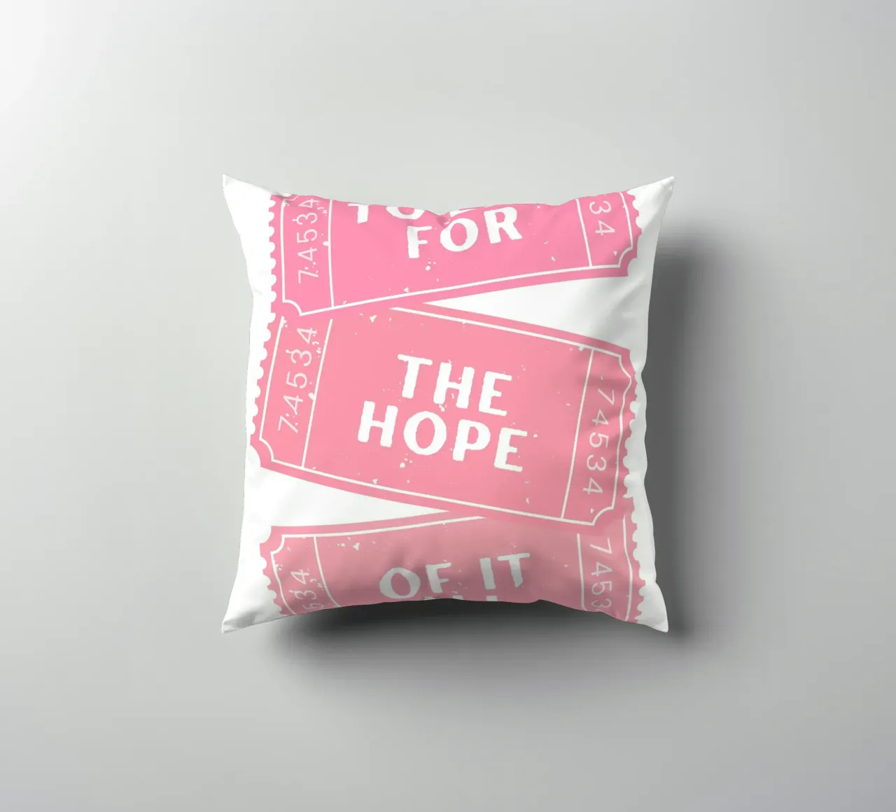 Vivere per la speranza di tutto questo canzone di Taylor Swift cuscino da pdigitalprints