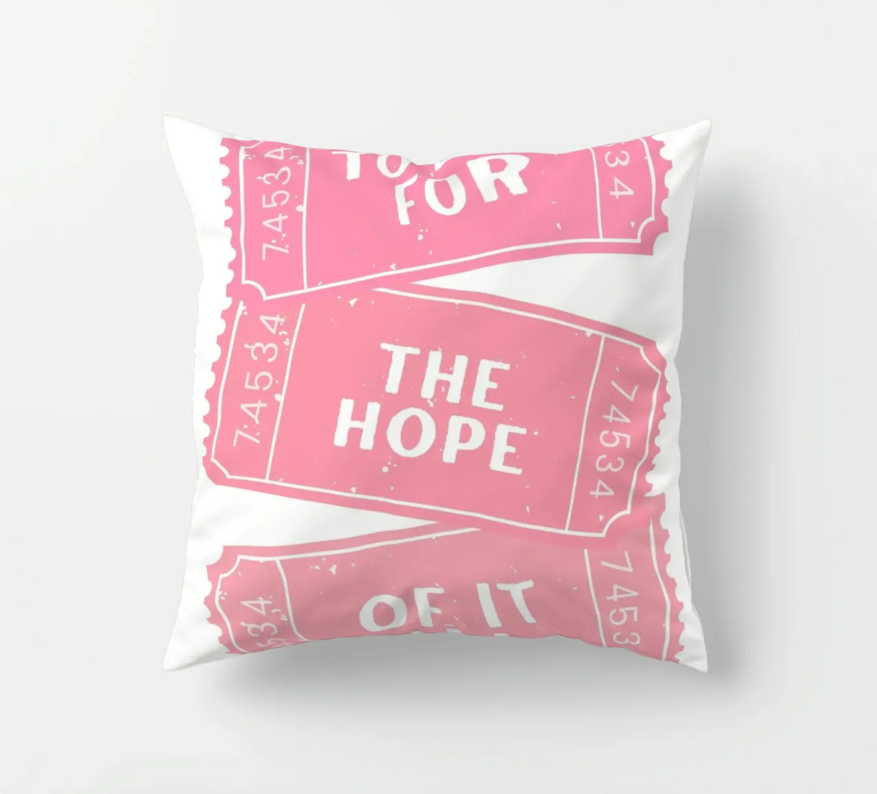 Vivere per la speranza di tutto questo canzone di Taylor Swift cuscino da pdigitalprints