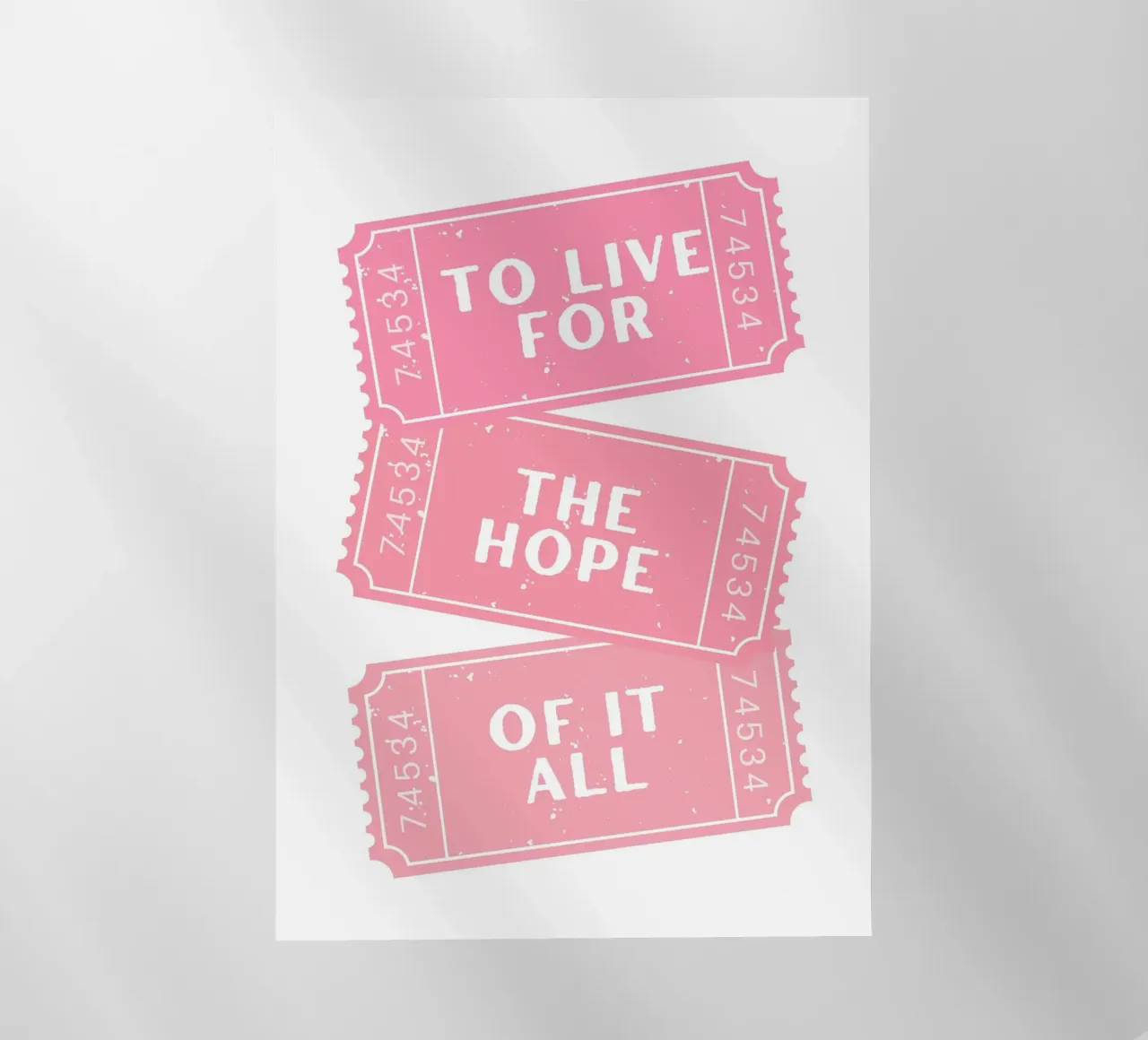 Vivere per la speranza di tutto questo canzone di Taylor Swift pellicola backlit da pdigitalprints