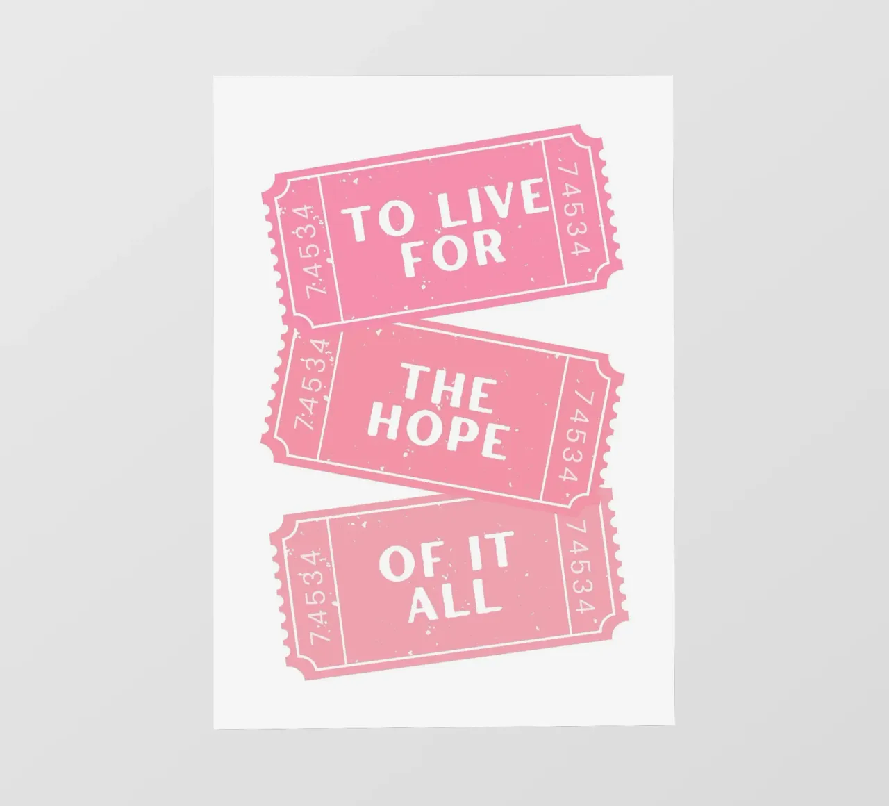 Vivere per la speranza di tutto questo canzone di Taylor Swift pellicola backlit da pdigitalprints