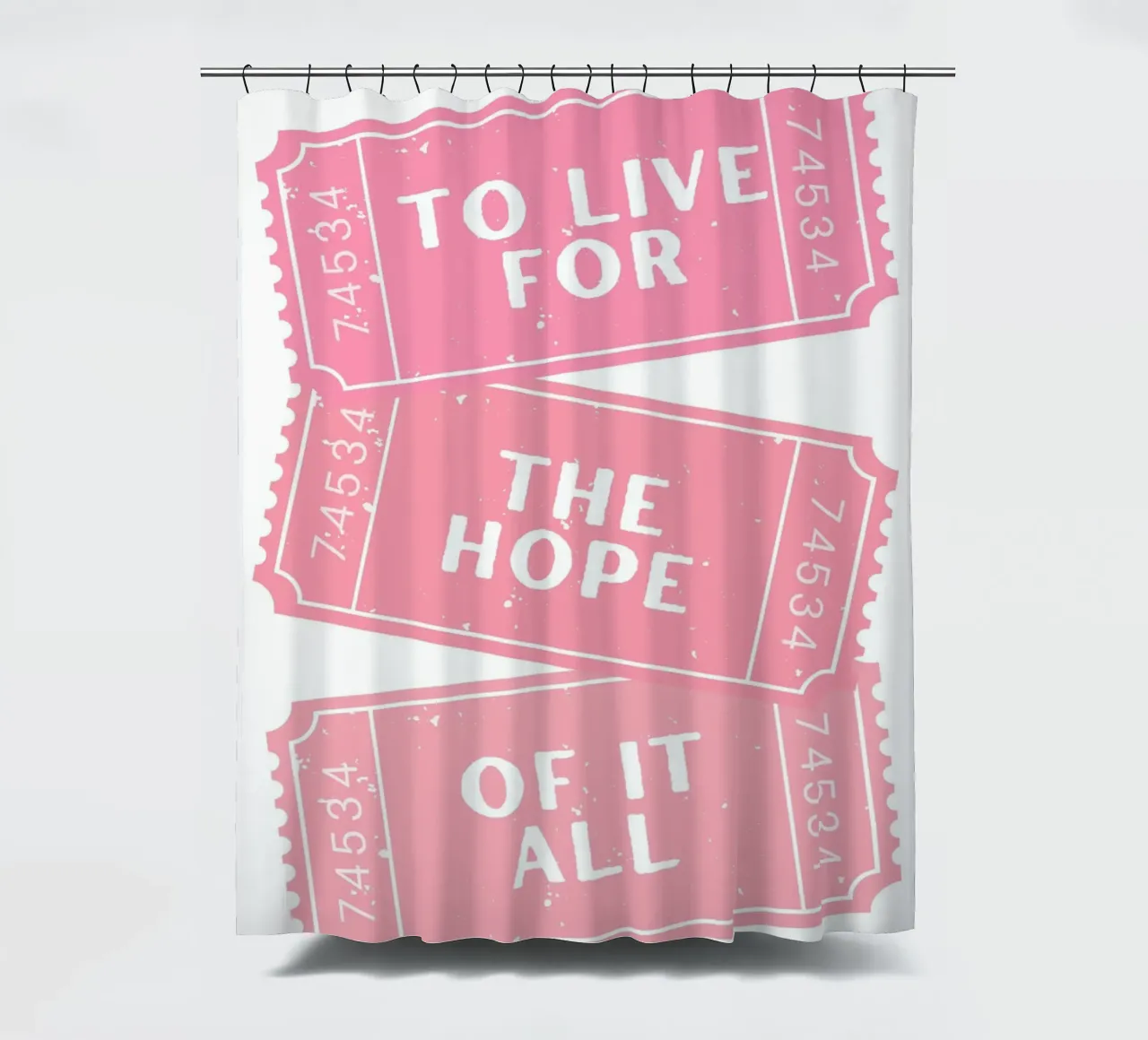Vivere per la speranza di tutto questo canzone di Taylor Swift tenda da doccia da pdigitalprints