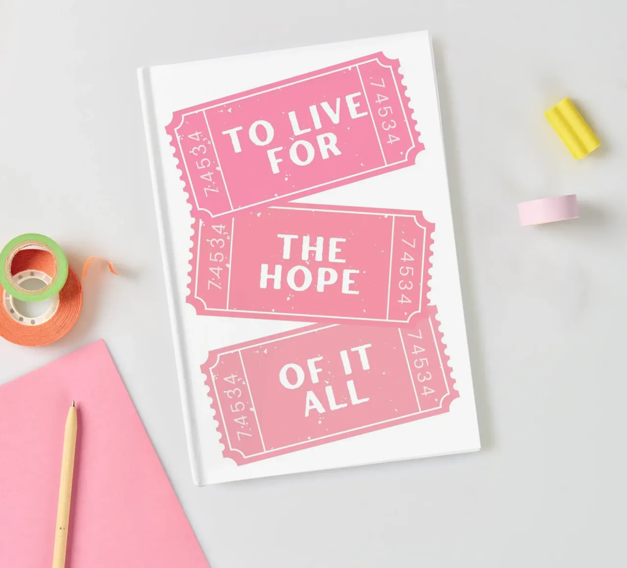 Vivere per la speranza di tutto questo canzone di Taylor Swift diario da pdigitalprints