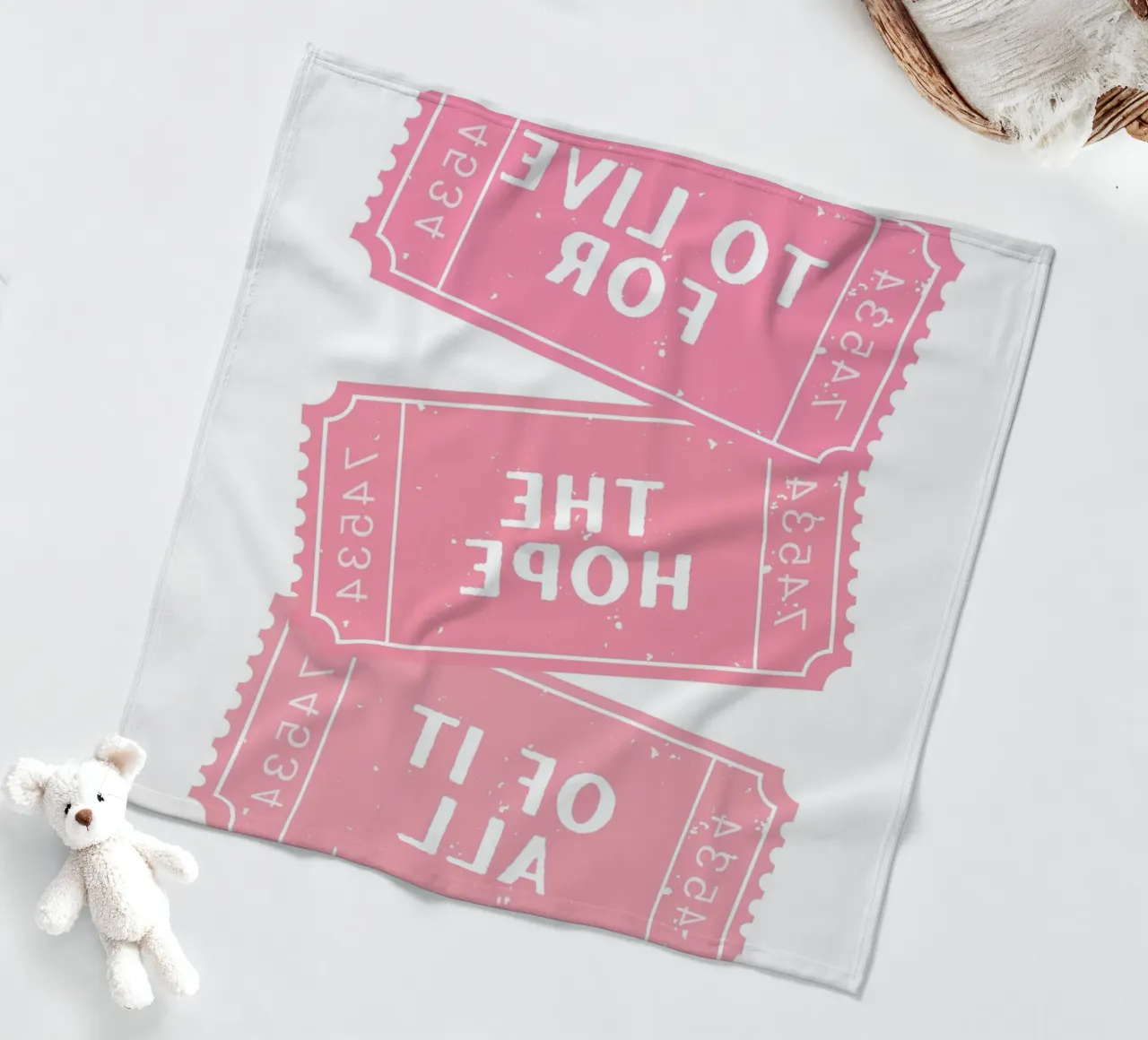 To live for the hope of it all Taylor swift song fleece blanket by pdigitalprints