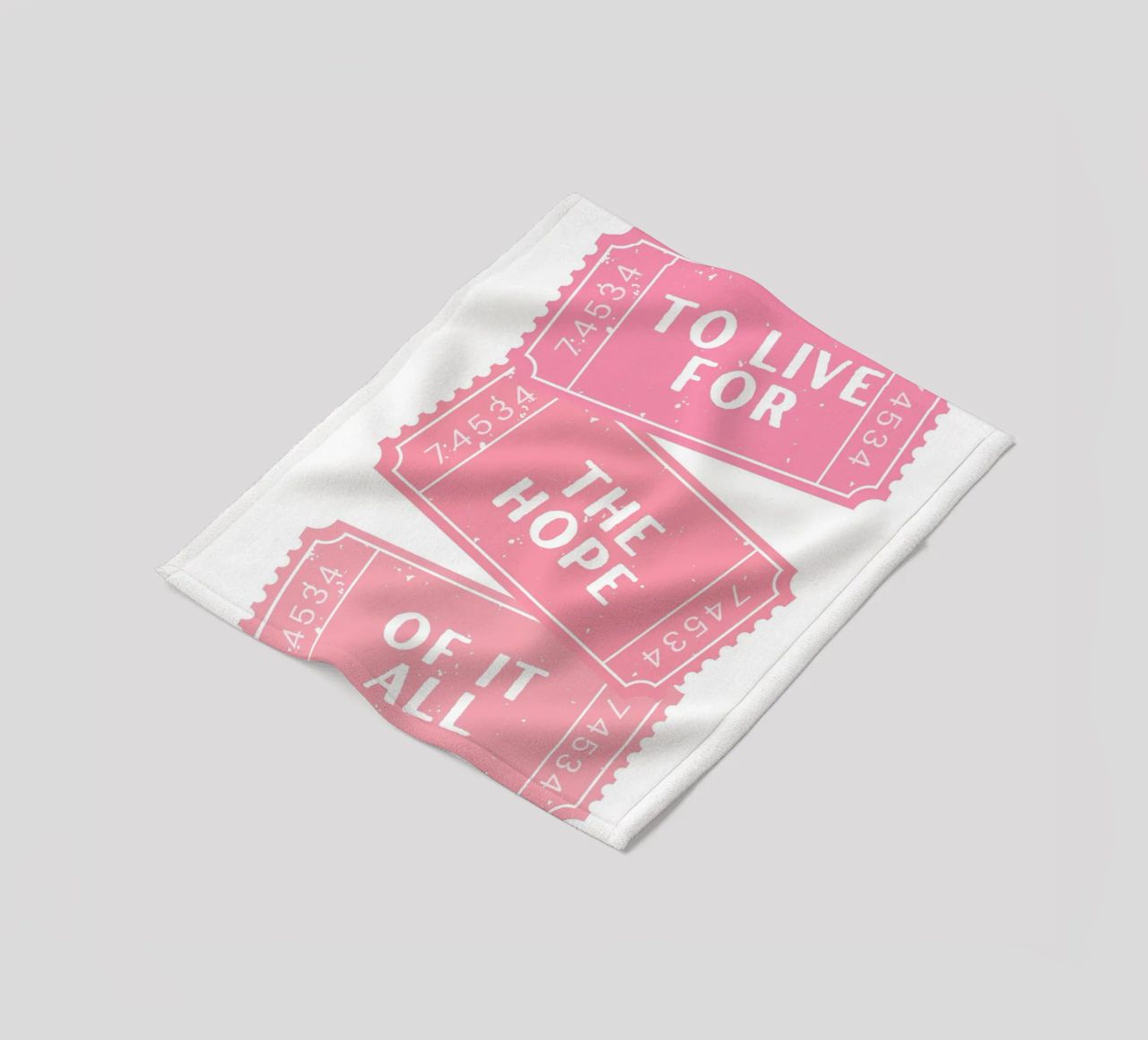 Vivere per la speranza di tutto questo canzone di Taylor Swift coperta in pile da pdigitalprints