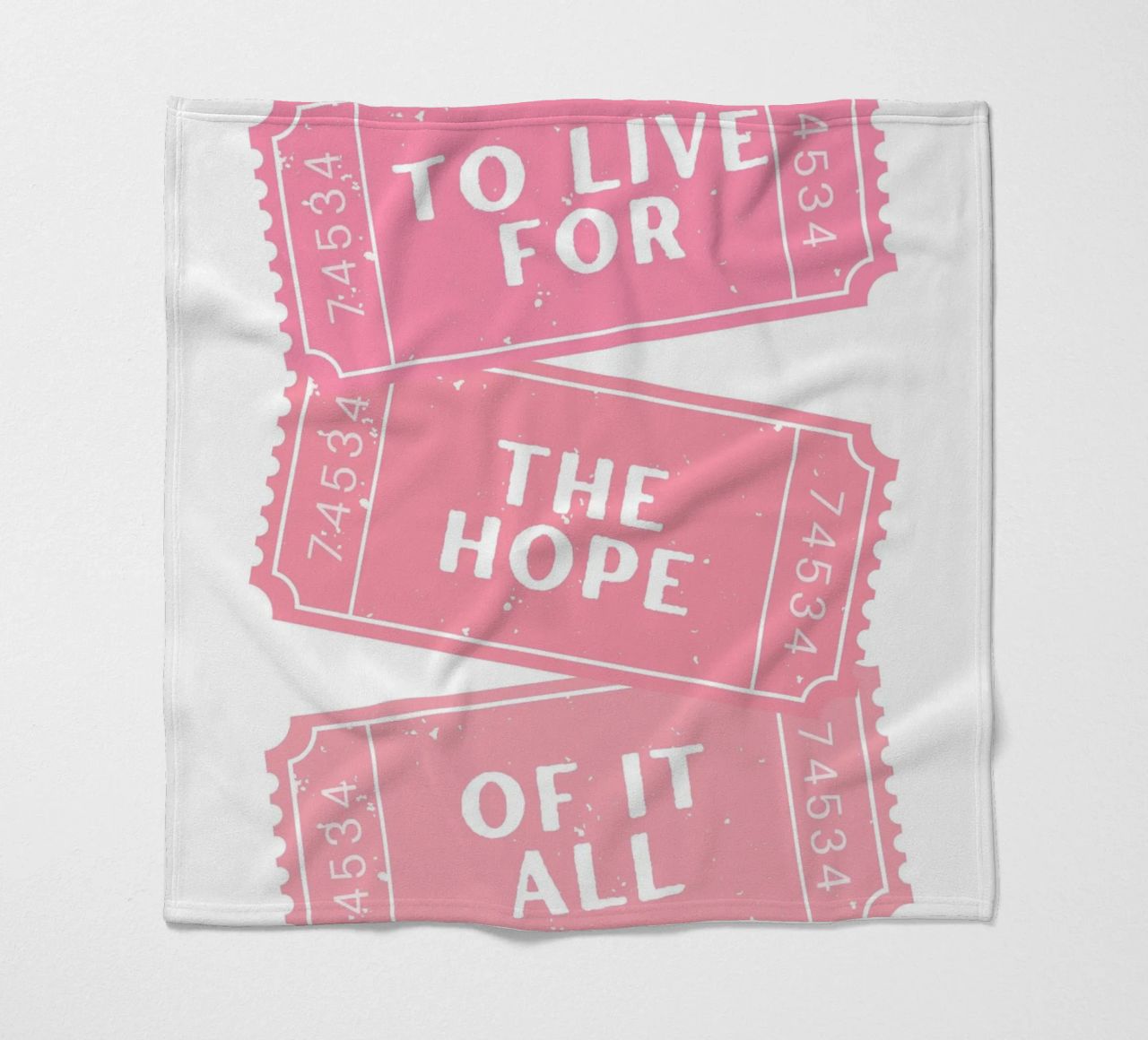 Vivere per la speranza di tutto questo canzone di Taylor Swift coperta in pile da pdigitalprints