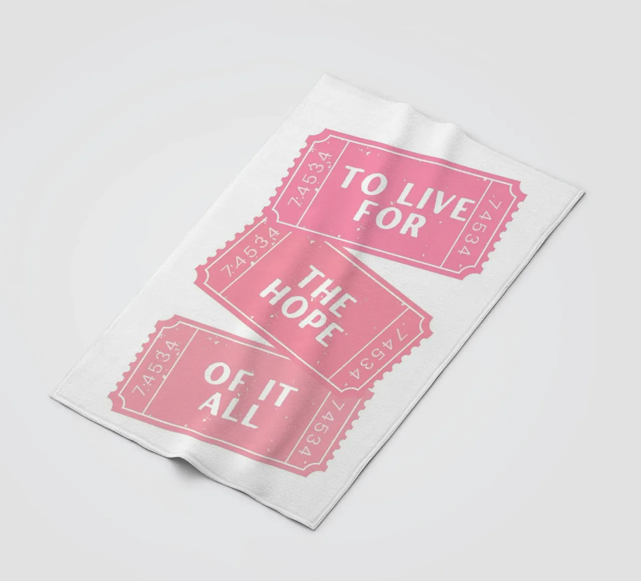 To live for the hope of it all Taylor swift song fleece blanket by pdigitalprints