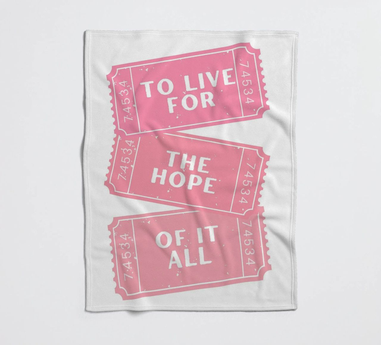Vivere per la speranza di tutto questo canzone di Taylor Swift coperta in pile da pdigitalprints