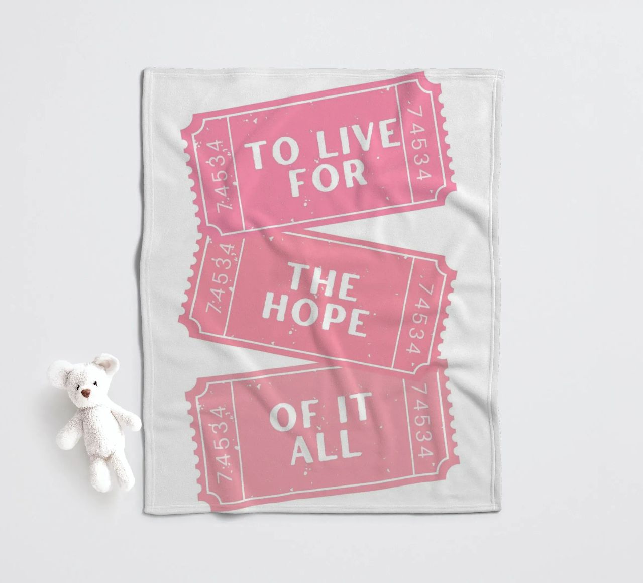 Vivere per la speranza di tutto questo canzone di Taylor Swift coperta in pile da pdigitalprints