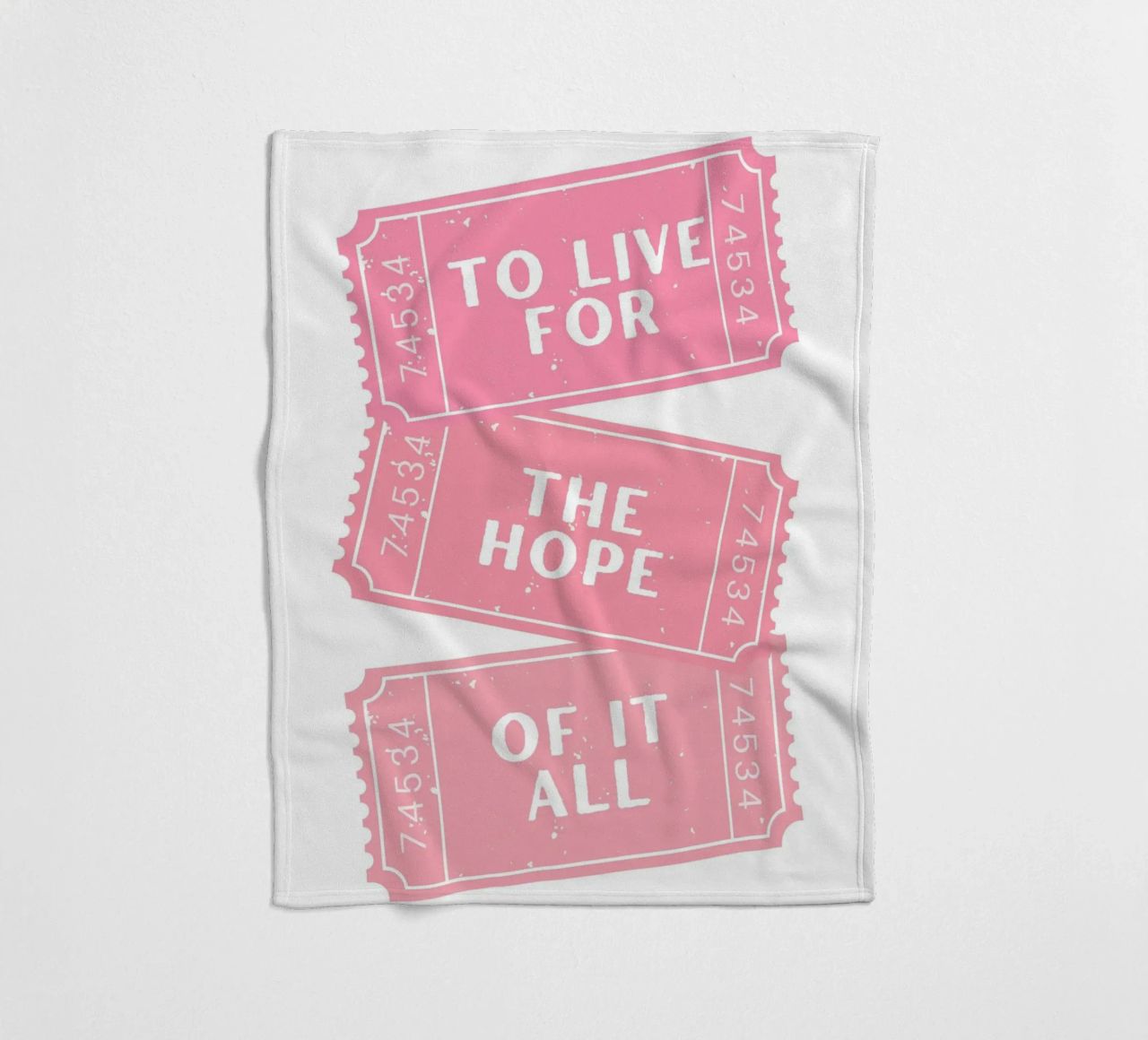 Vivere per la speranza di tutto questo canzone di Taylor Swift coperta in pile da pdigitalprints