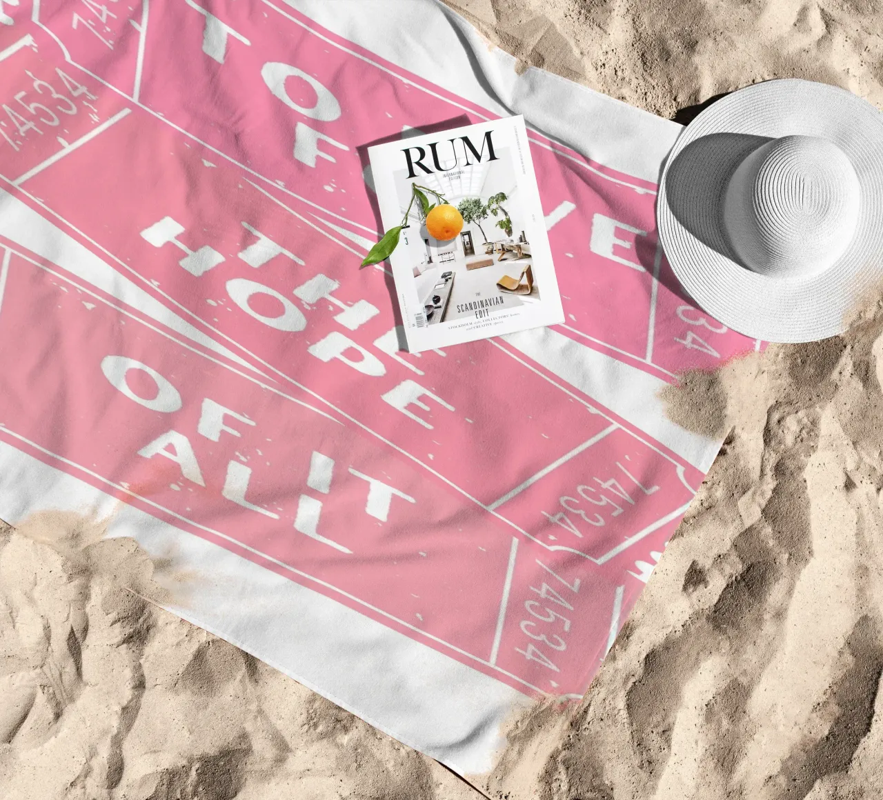 Vivere per la speranza di tutto questo canzone di Taylor Swift telo mare da pdigitalprints