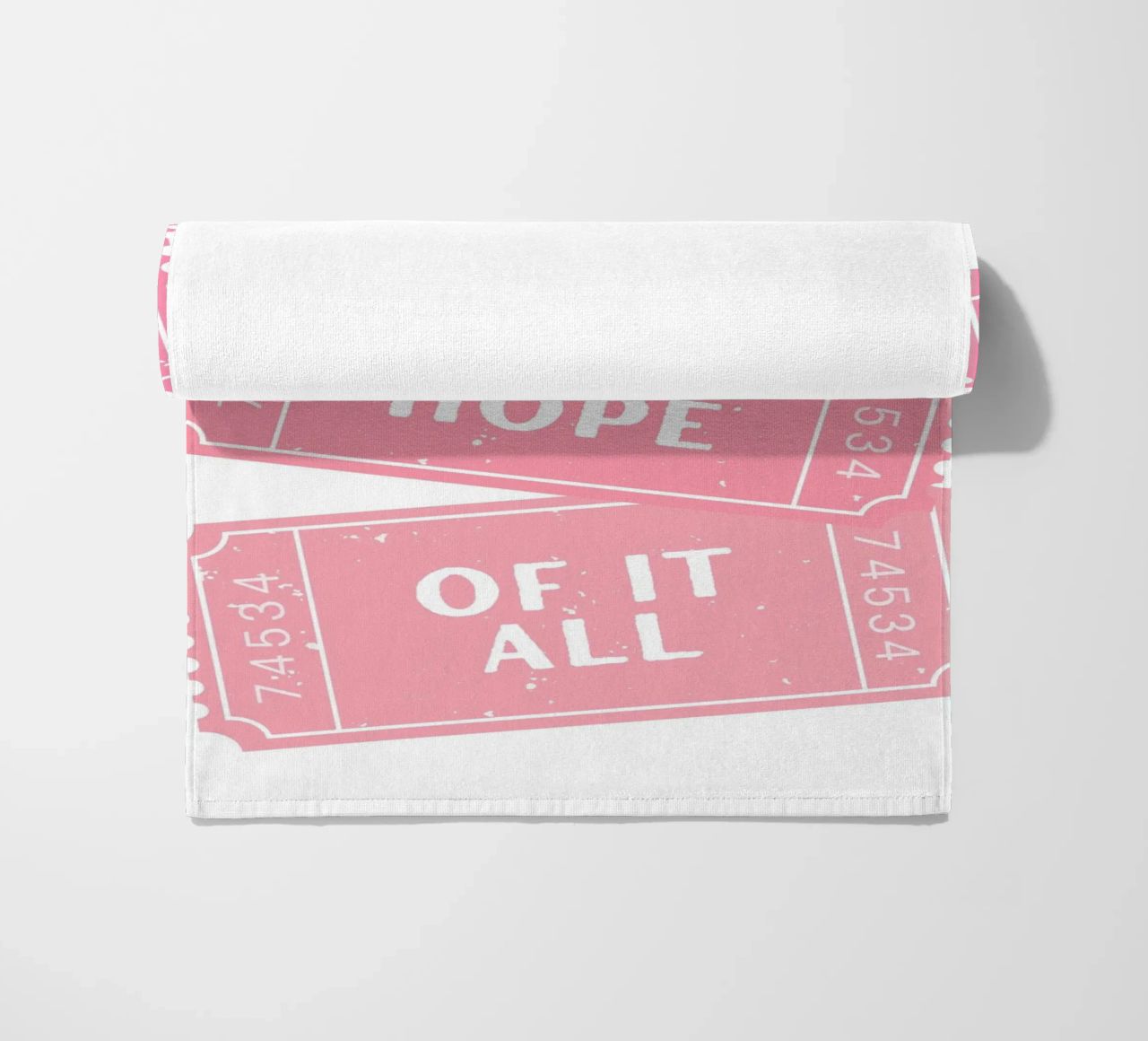 Vivere per la speranza di tutto questo canzone di Taylor Swift telo mare da pdigitalprints