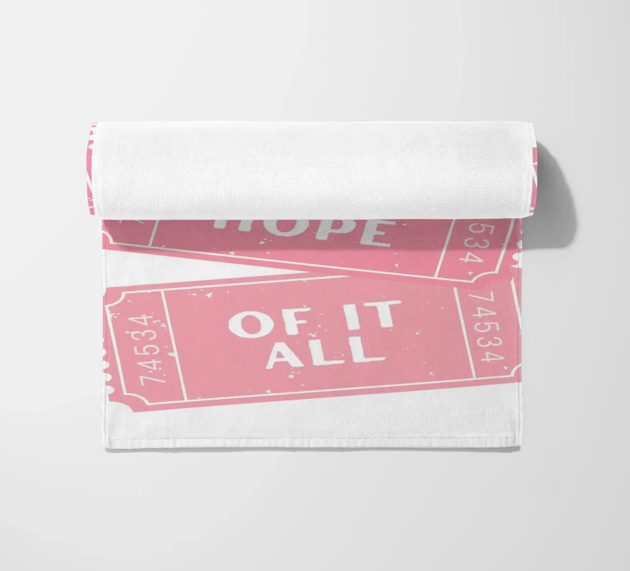 Vivere per la speranza di tutto questo canzone di Taylor Swift telo mare da pdigitalprints