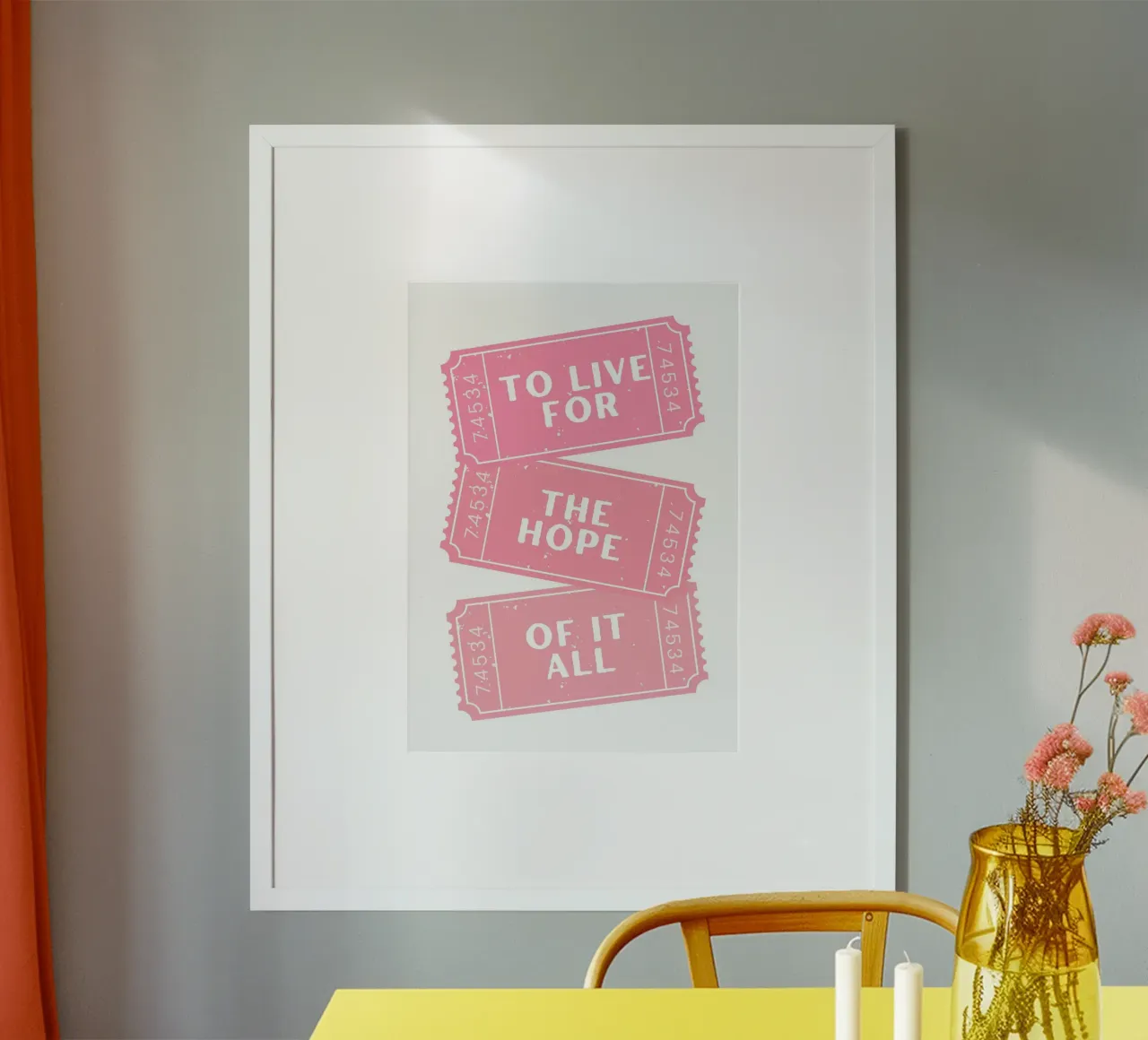 Vivere per la speranza di tutto questo canzone di Taylor Swift carta hahnemühle da pdigitalprints