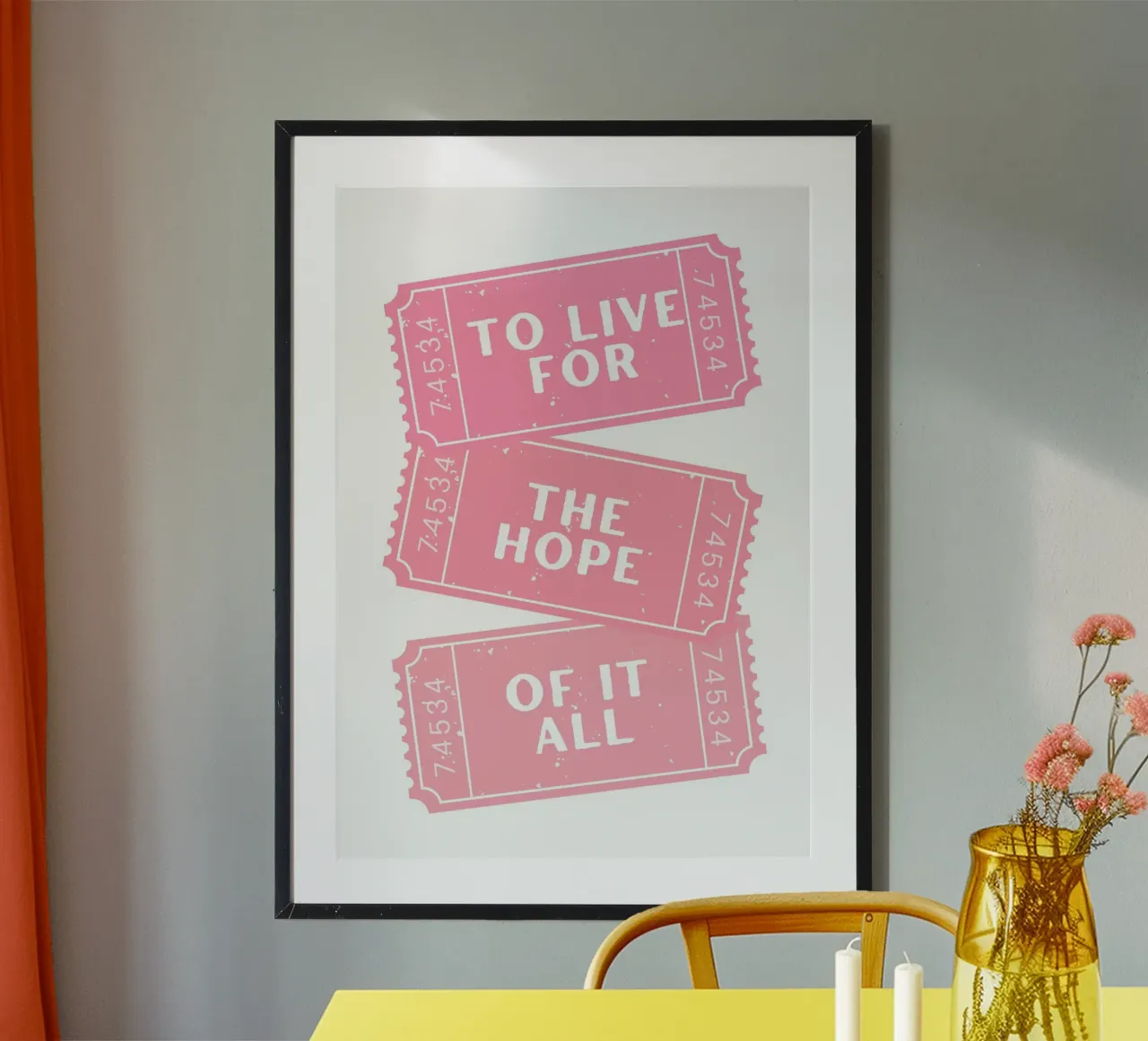 Vivere per la speranza di tutto questo canzone di Taylor Swift carta hahnemühle da pdigitalprints