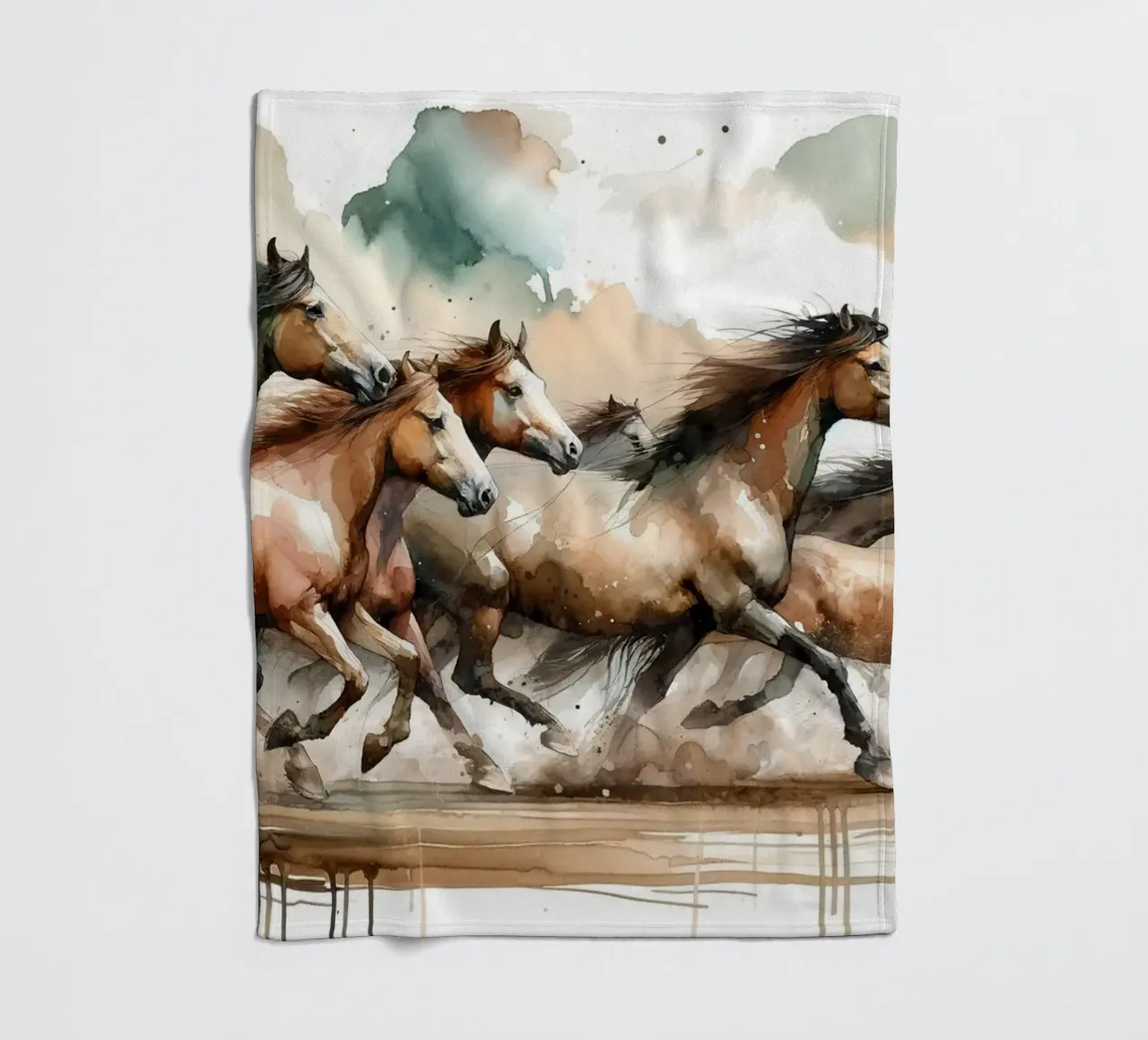 Cavalli al galoppo coperta in pile da Chromatic Fusion Studio