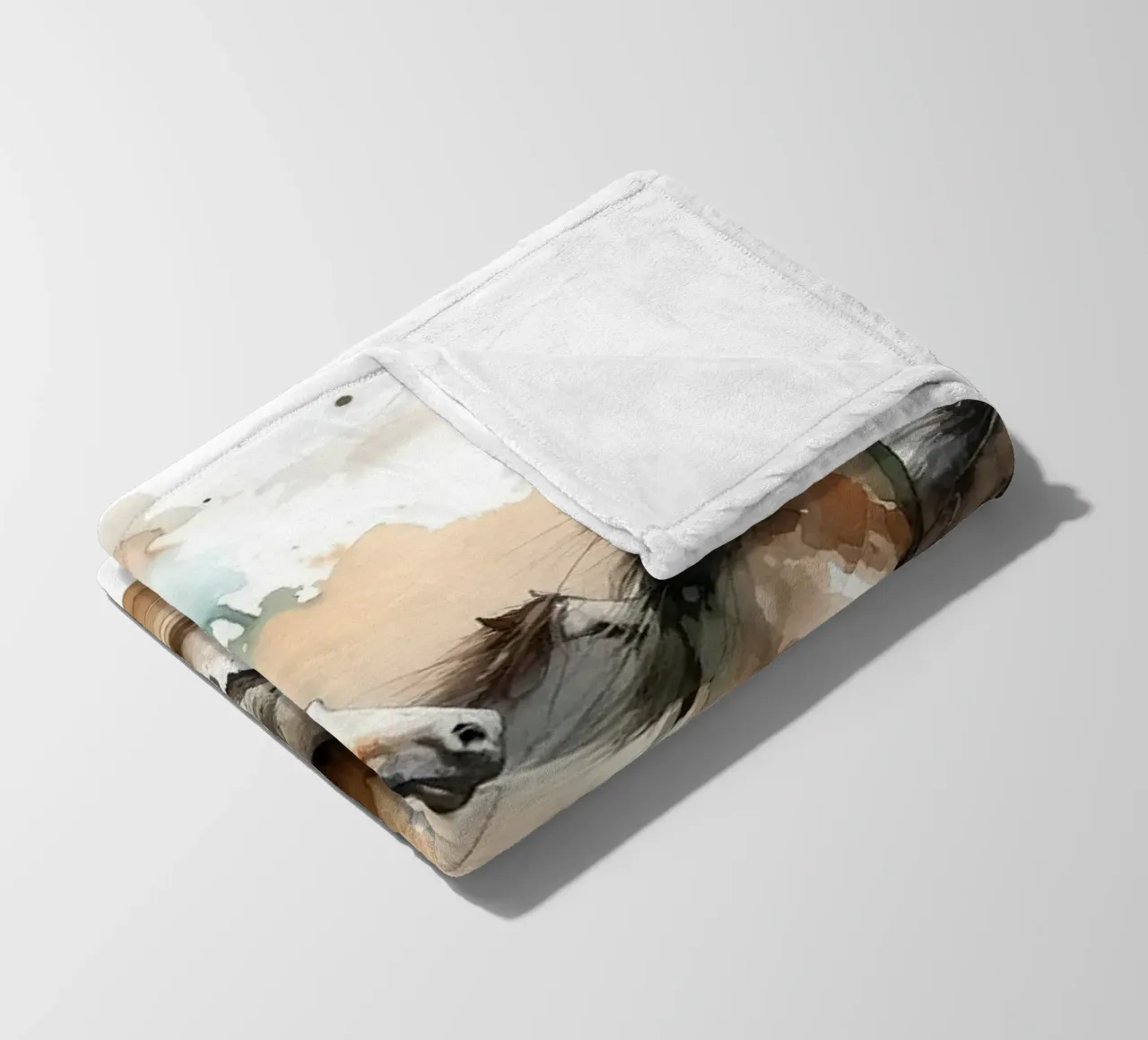 Cavalli al galoppo coperta in pile da Chromatic Fusion Studio