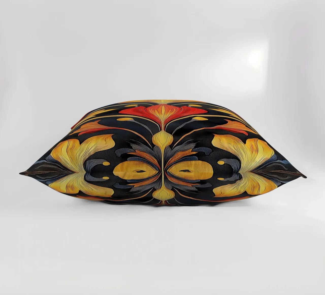 Art nouveau - architecture of elegance decorative cushion by Artful Bloom