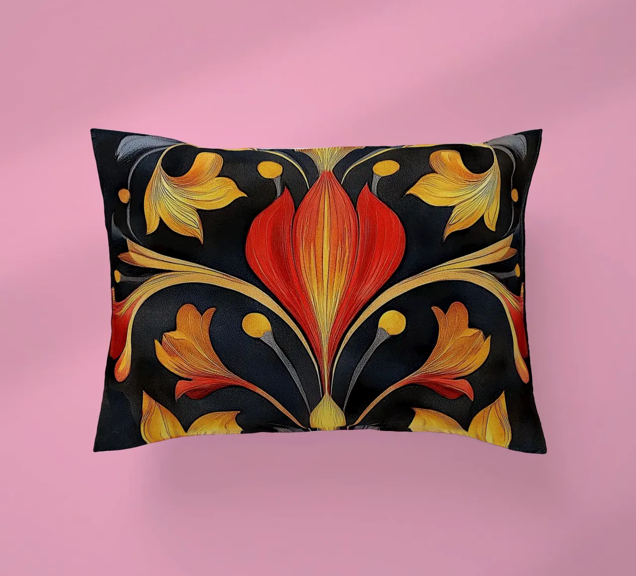Art nouveau - architecture of elegance decorative cushion by Artful Bloom