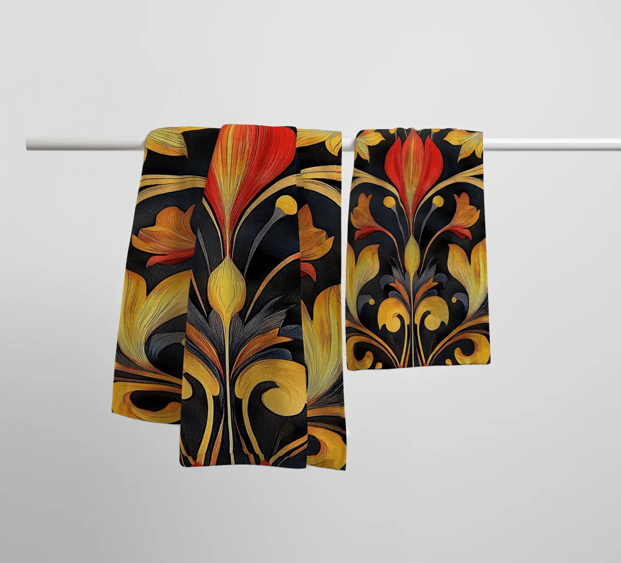 Art nouveau - architecture of elegance towel by Artful Bloom