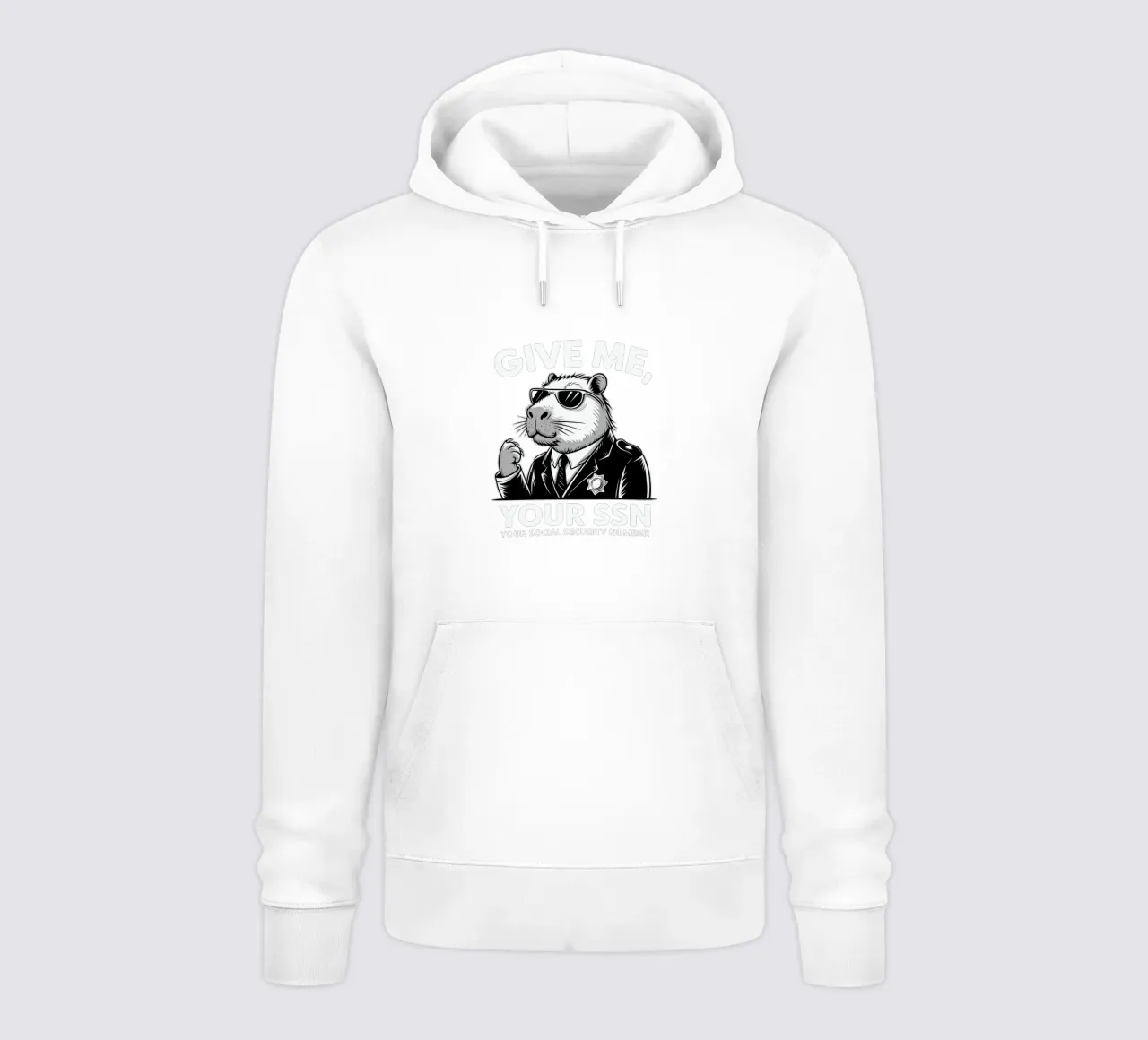 Give me your SSN. Your Social Security Number hoodie by edsonramosart