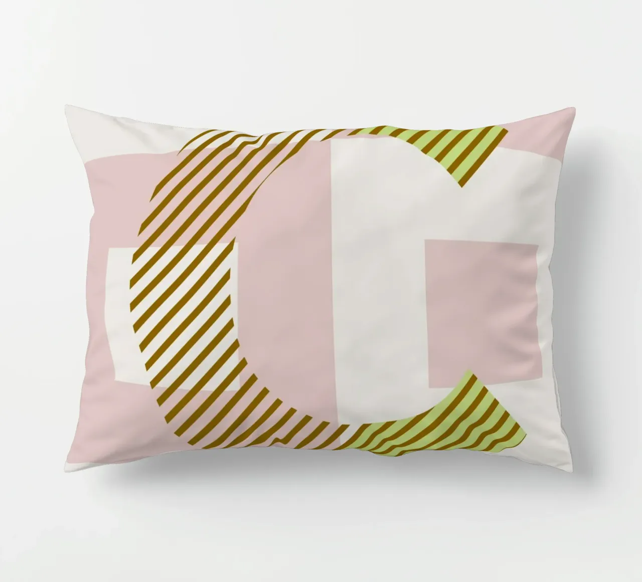 C Typeface Alphabet cuscino da lazydaypaper