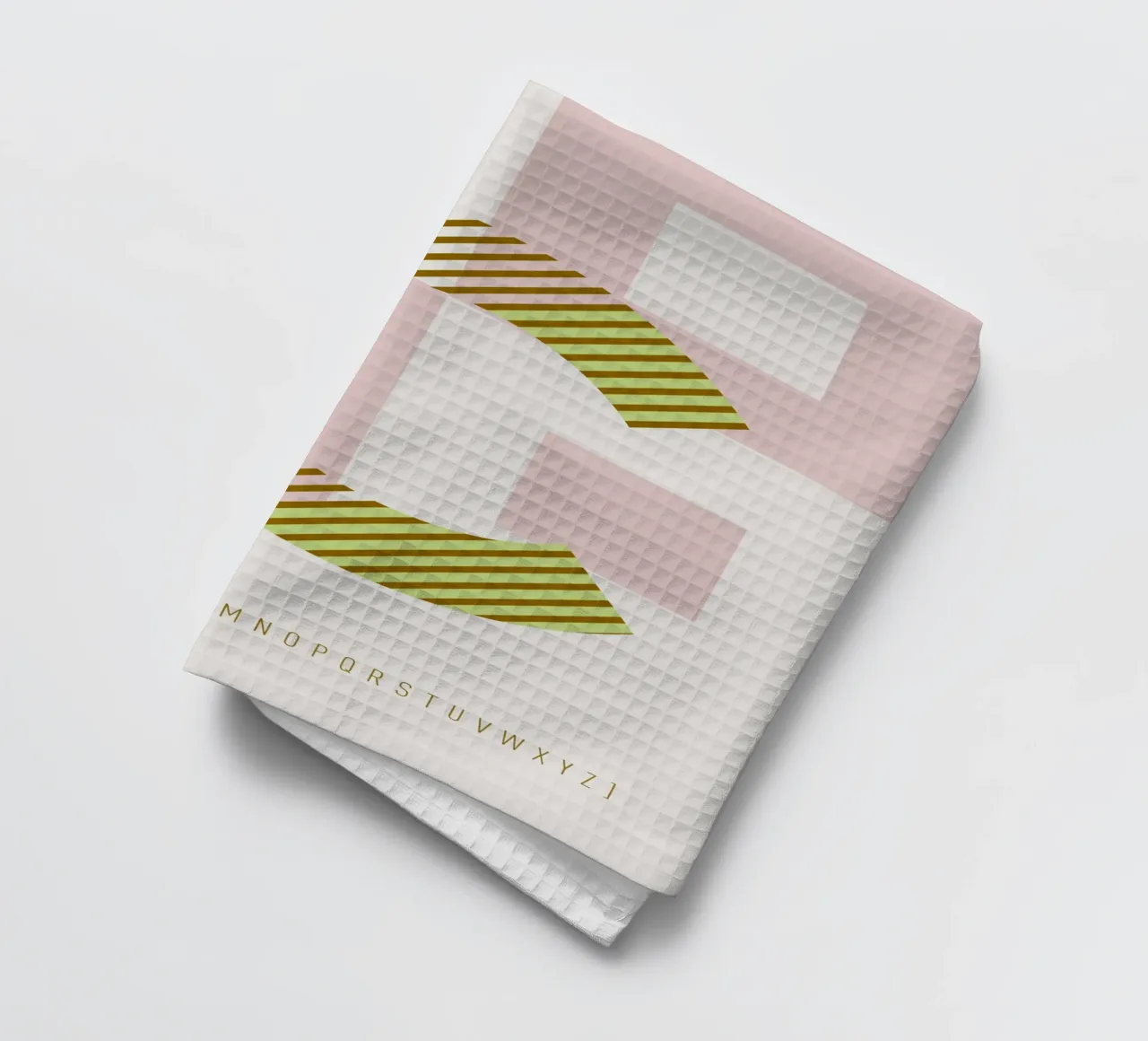 C Typeface Alphabet torchon de lazydaypaper