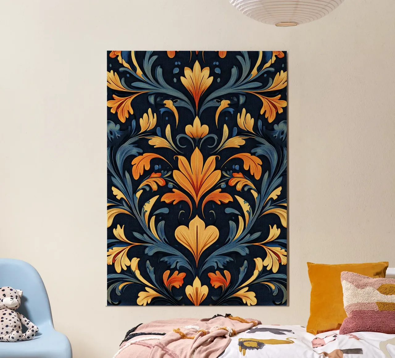 Stile giovanile - Dinamica opulenta poster con telaio in alluminio da Artful Bloom