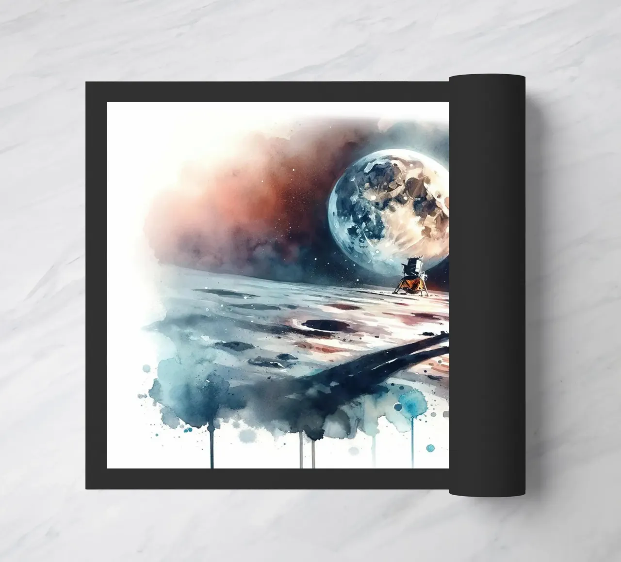 Moonwalk Un sogno a colori zerbino da Chromatic Fusion Studio