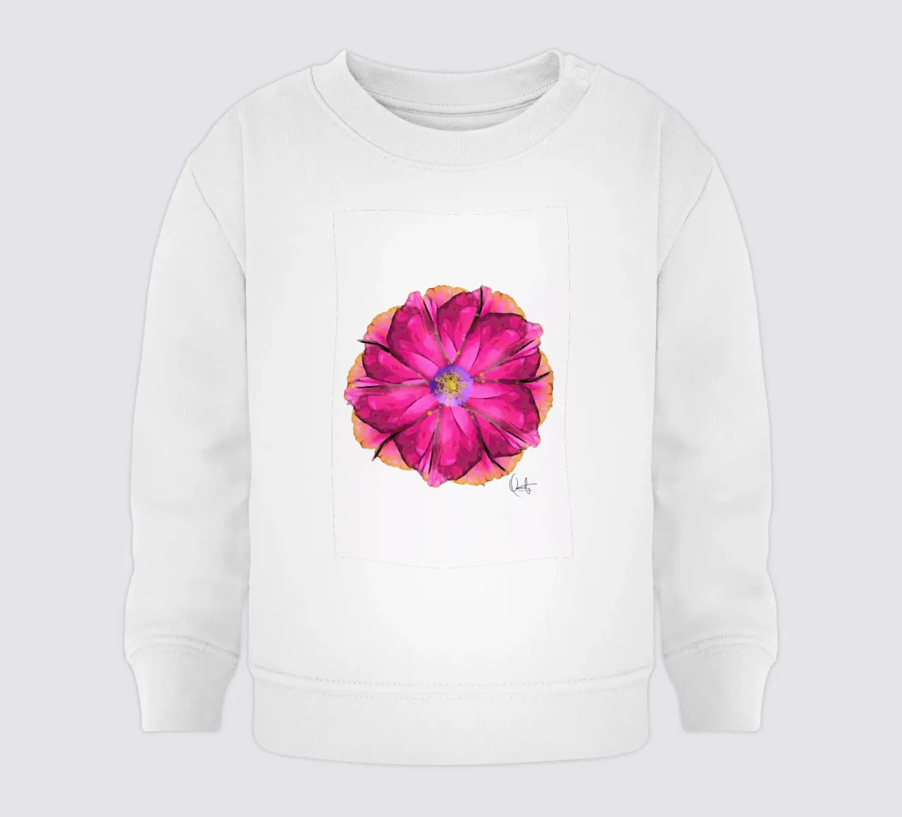 Athena Flower felpa neonato da Xchange Art Studio