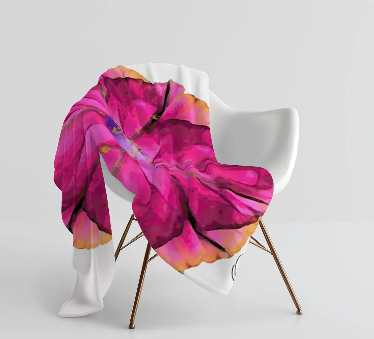 Athena Flower coperta in pile da Xchange Art Studio