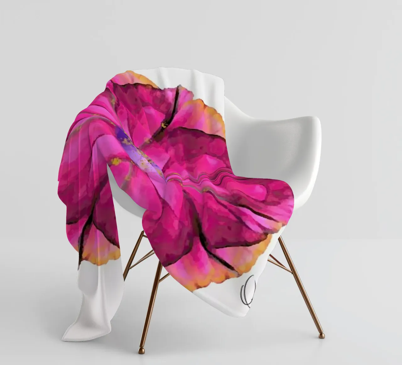 Athena Flower coperta in pile da Xchange Art Studio