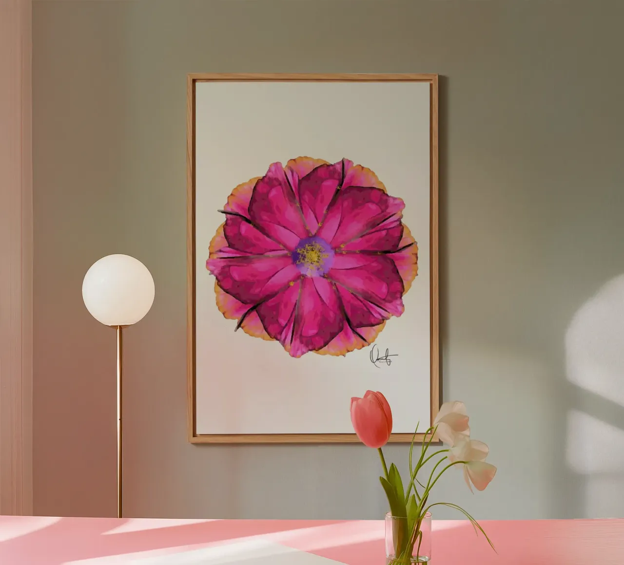 Athena Flower alluminio dibond da Xchange Art Studio