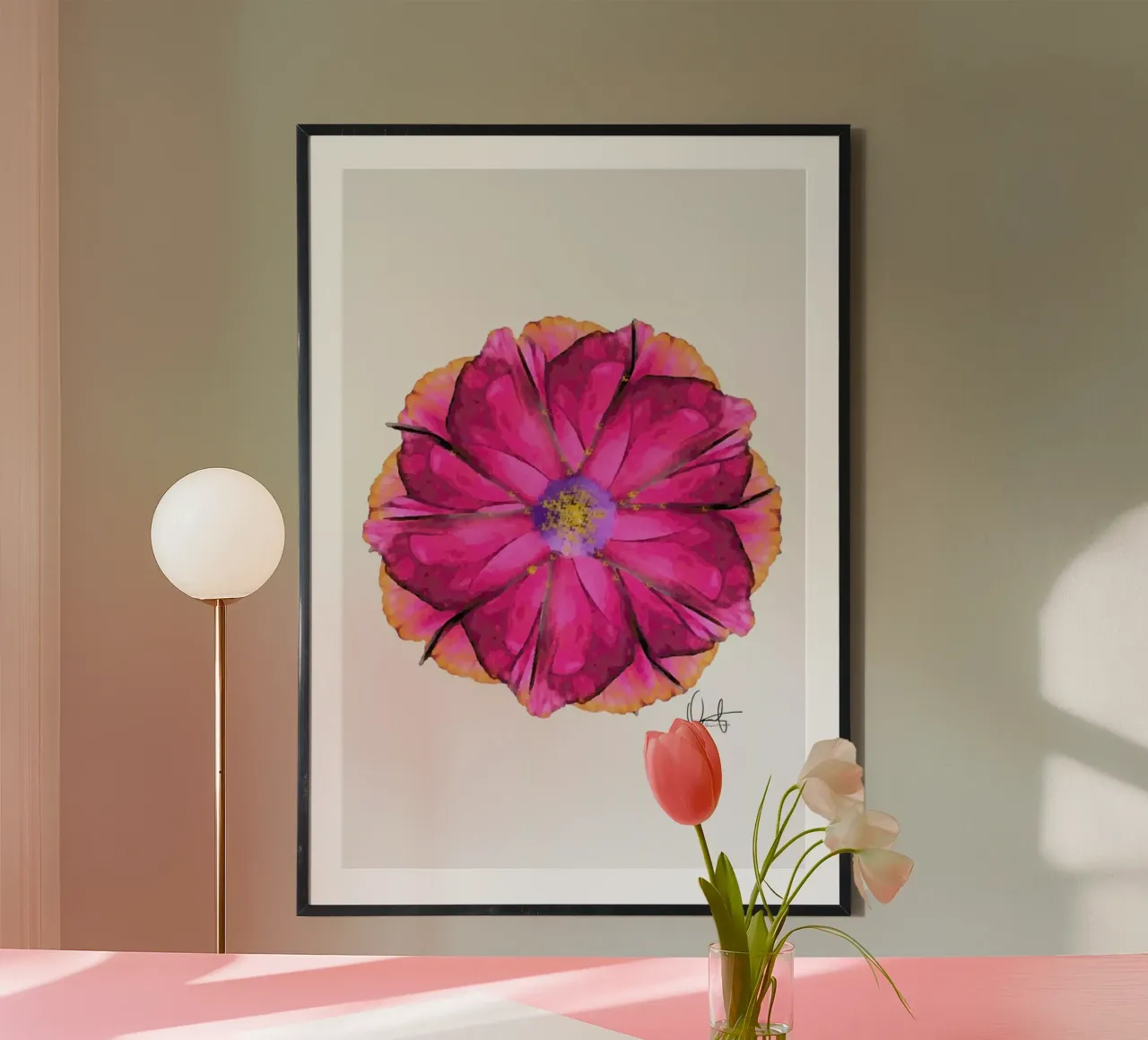 Athena Flower poster da Xchange Art Studio