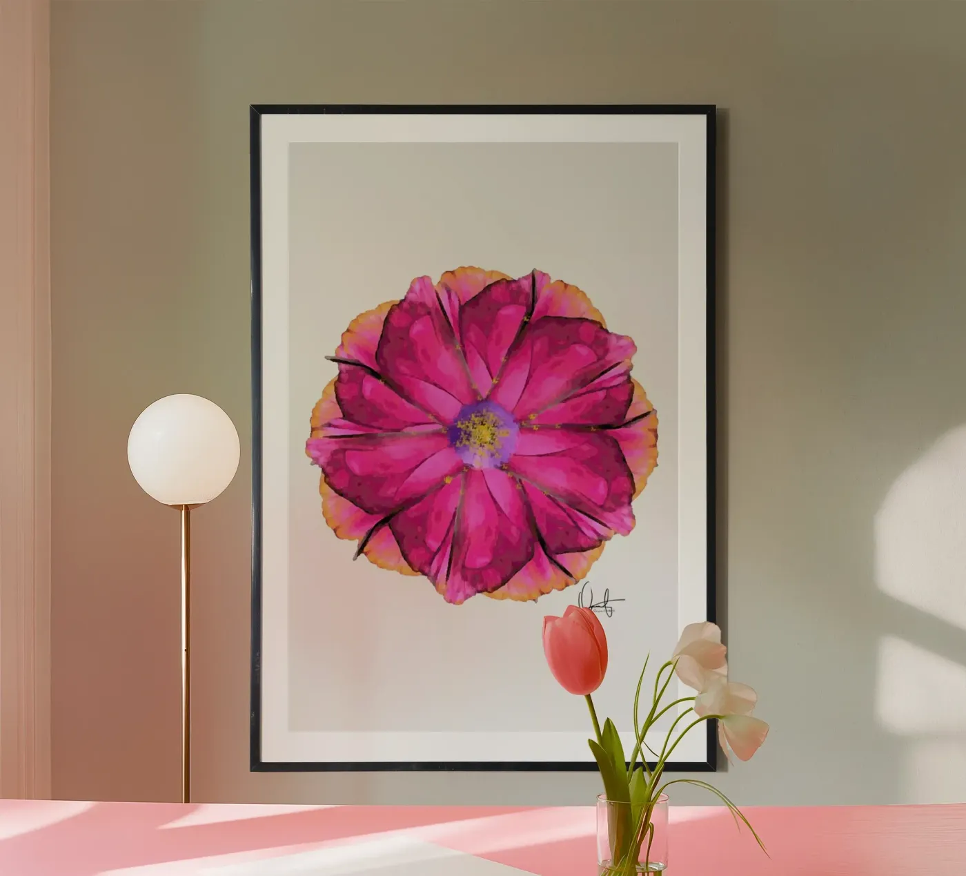 Athena Flower poster da Xchange Art Studio