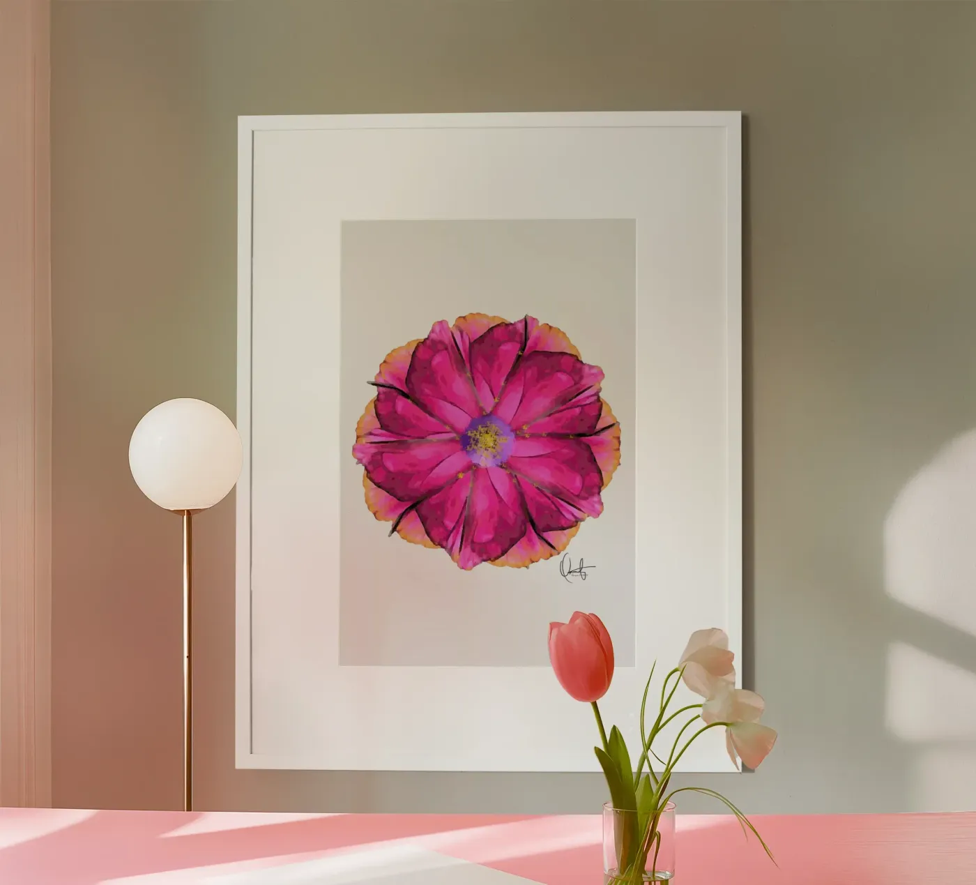 Athena Flower poster da Xchange Art Studio