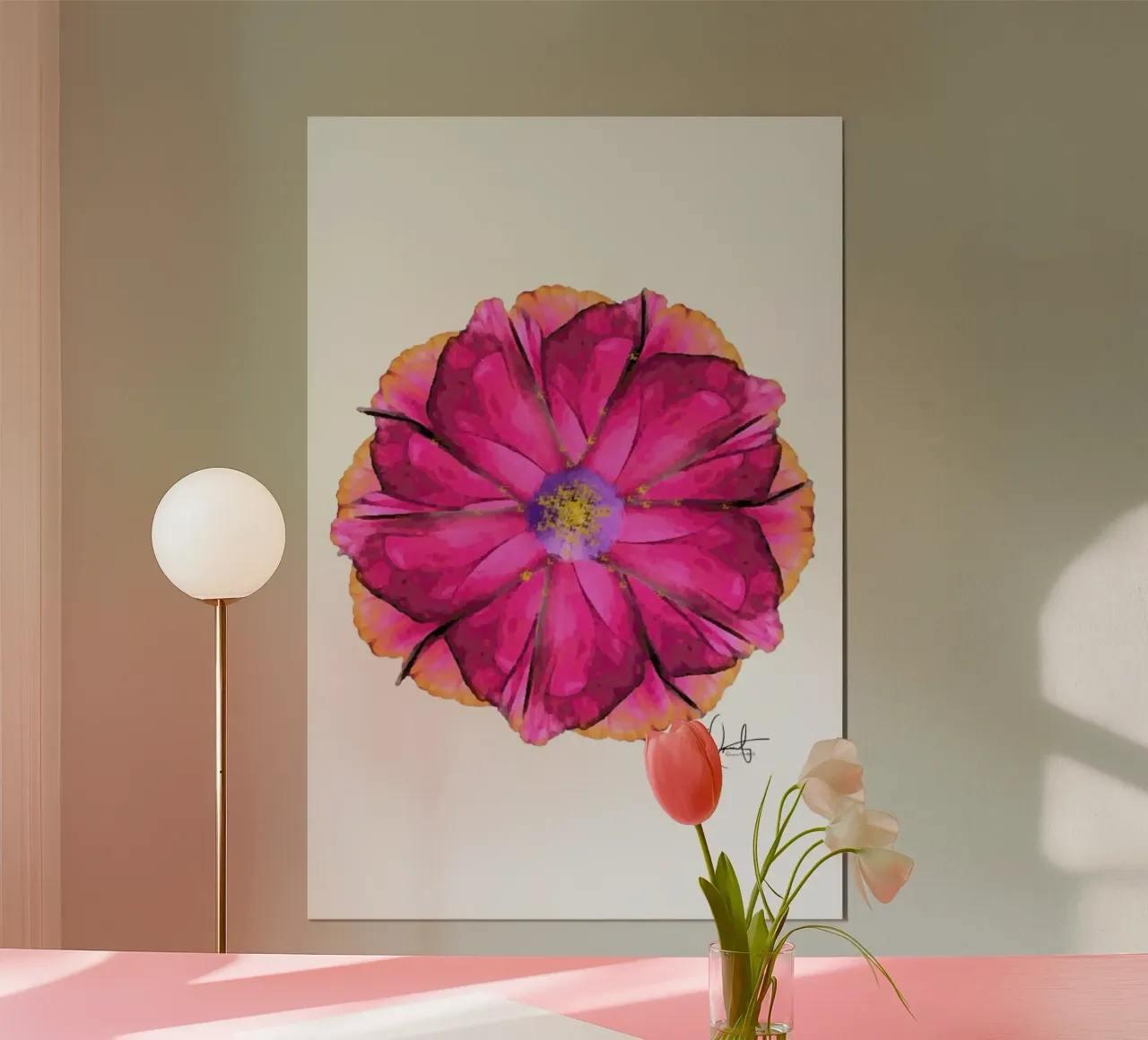 Athena Flower poster da Xchange Art Studio