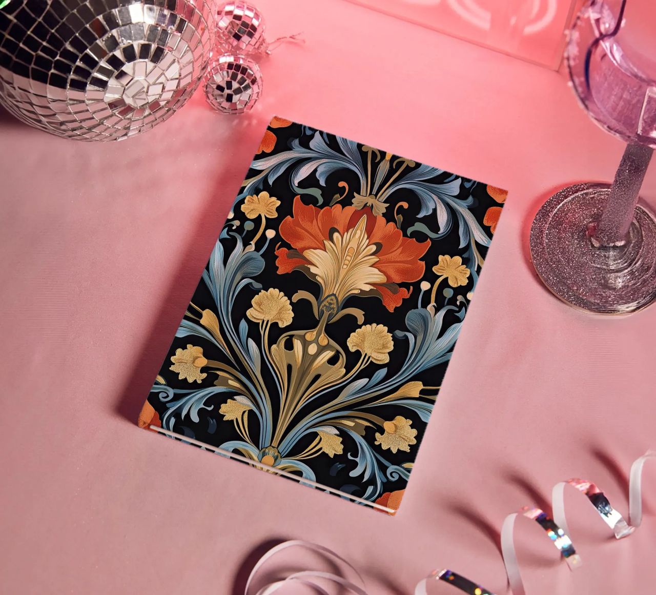 Art nouveau notebook by Artful Bloom