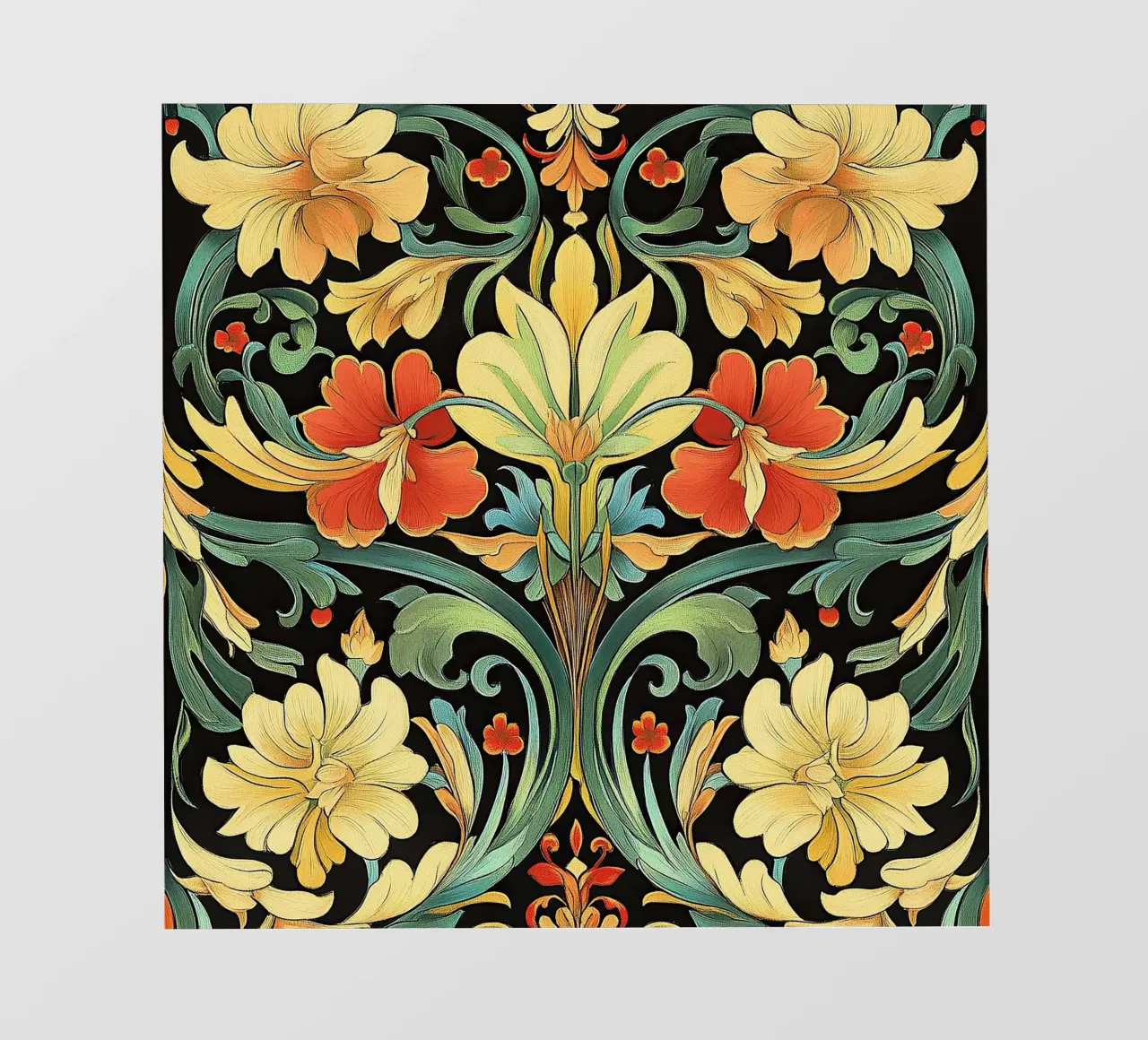 Art nouveau - Eccentricità di stile pellicola backlit da Artful Bloom