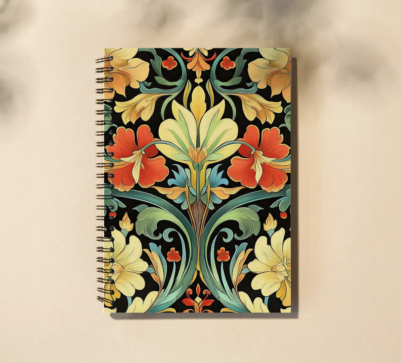 Art nouveau - Excentricidad con estilo cuaderno de espiral de Artful Bloom