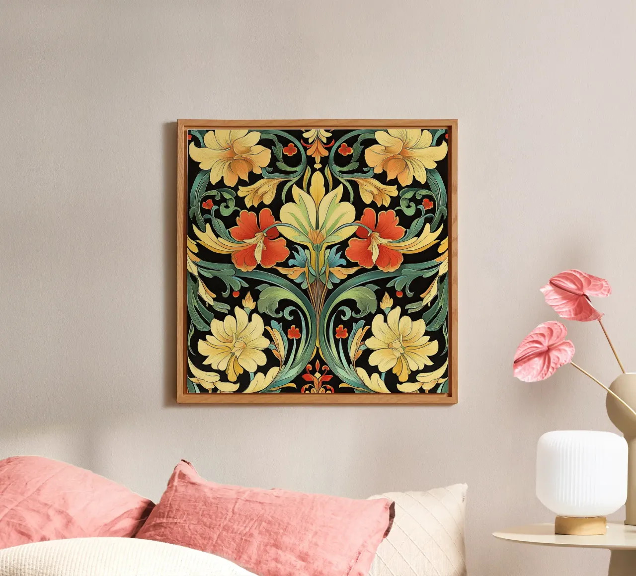 Art nouveau - Excentricidad con estilo placa de forex de Artful Bloom