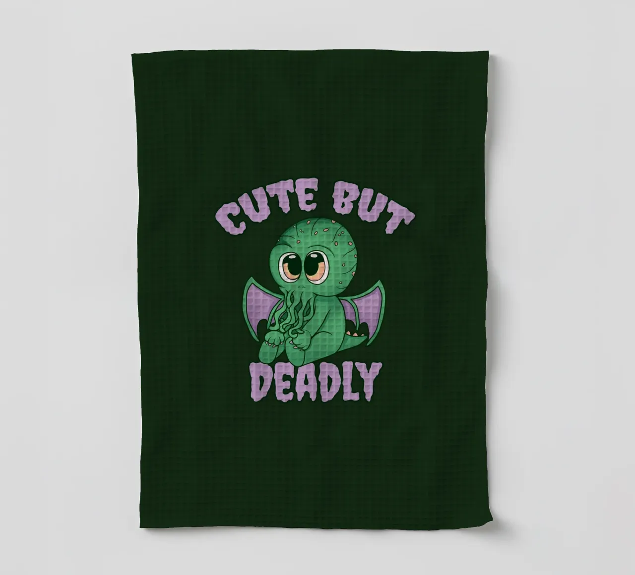 Niedlich, aber tödlich - Cthulhu Geschirrtuch von Loobs