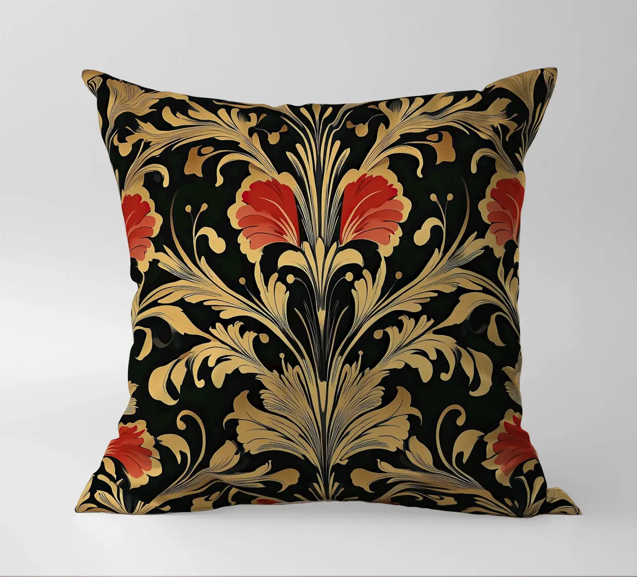 Stile art nouveau "Linee seducenti cuscino da Artful Bloom