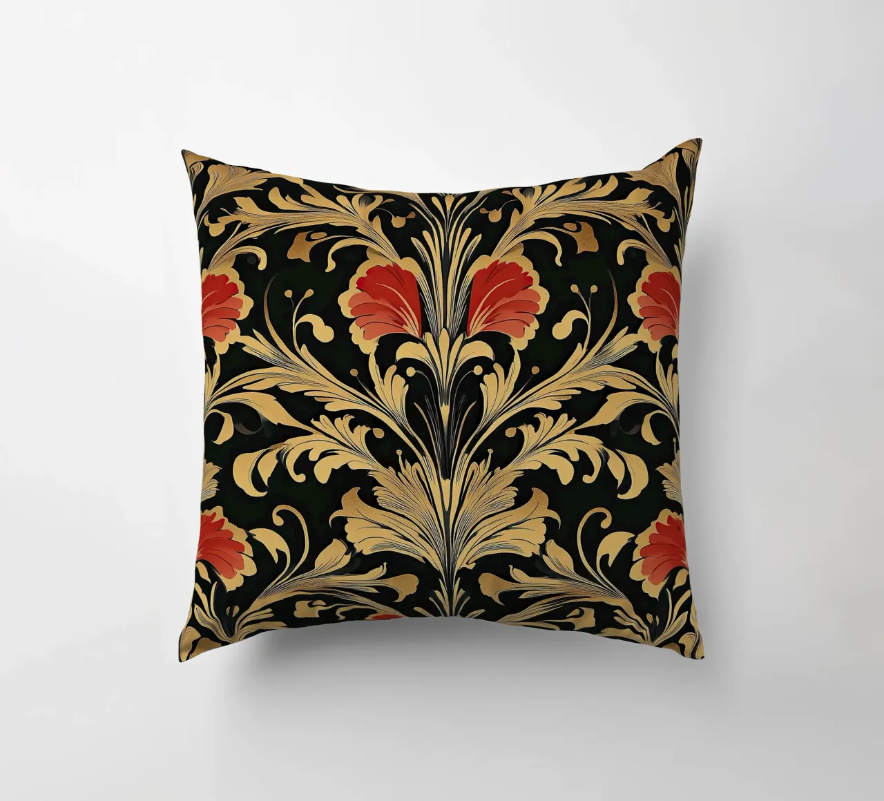 Art nouveau stijl "Verleidelijke lijnen kussen van Artful Bloom