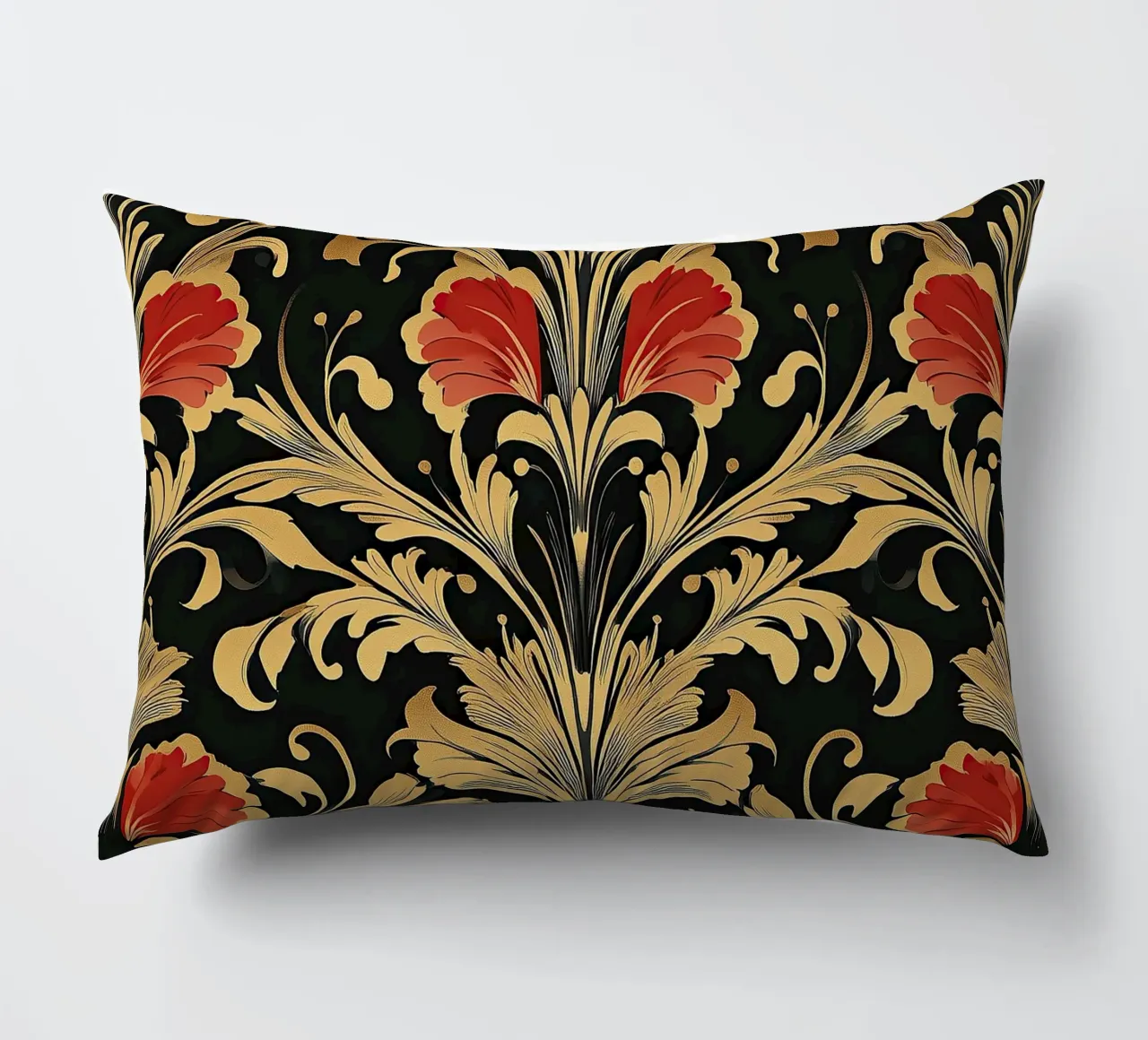 Stile art nouveau "Linee seducenti cuscino da Artful Bloom