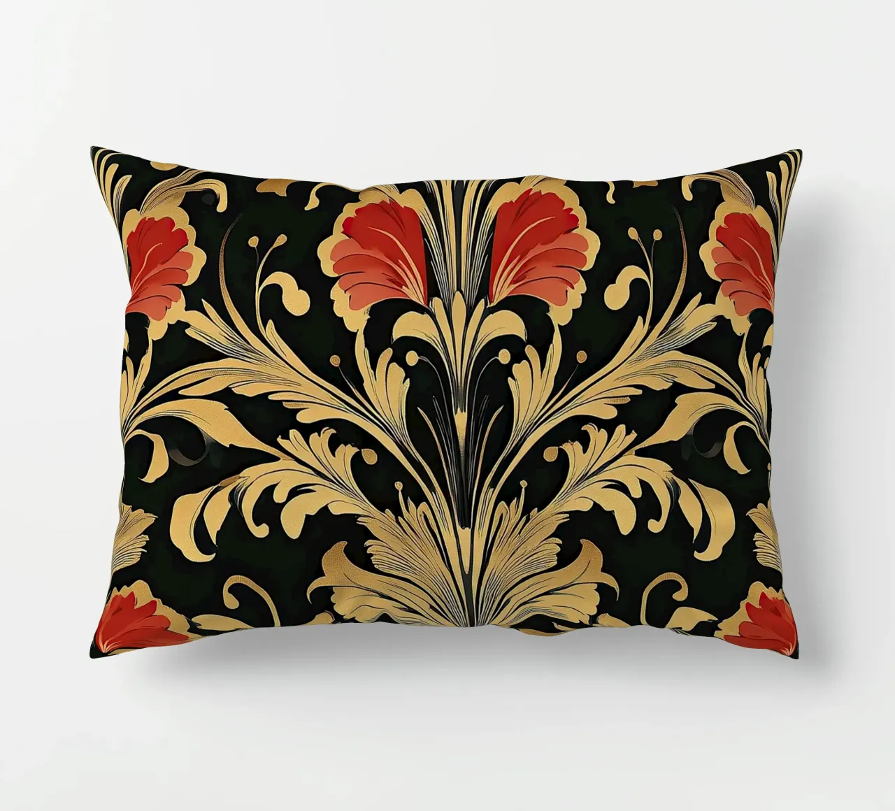 Stile art nouveau "Linee seducenti cuscino da Artful Bloom