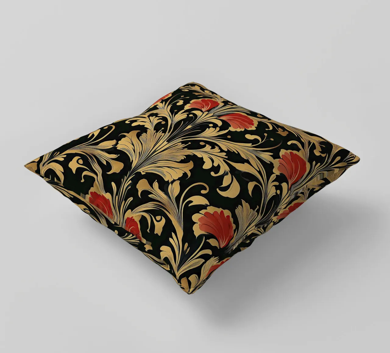 Stile art nouveau "Linee seducenti cuscino da Artful Bloom