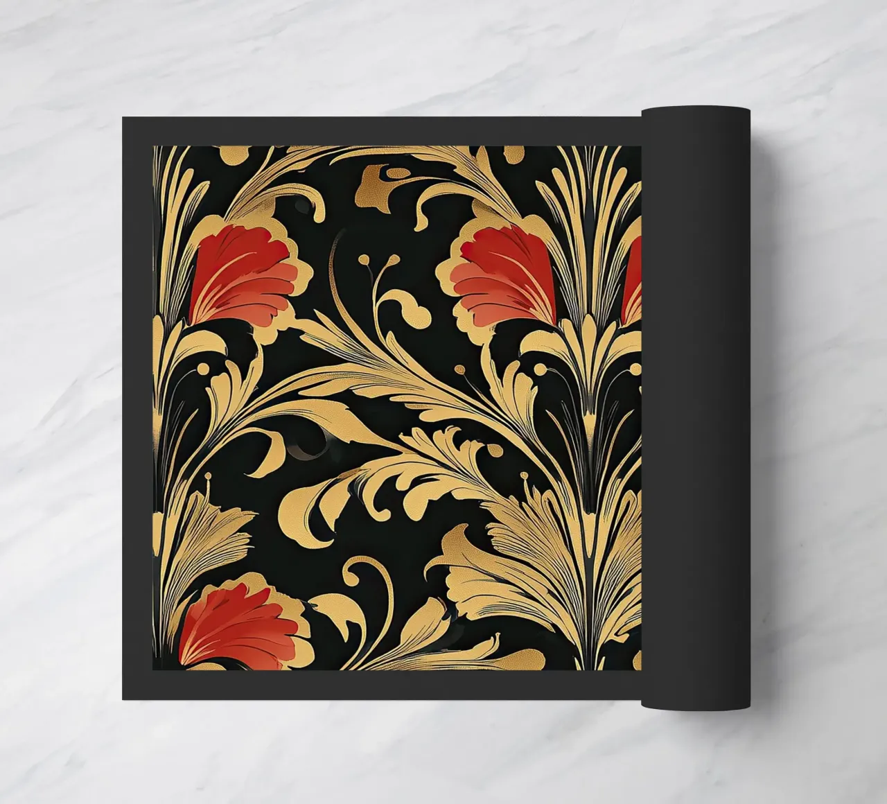 Stile art nouveau "Linee seducenti zerbino da Artful Bloom