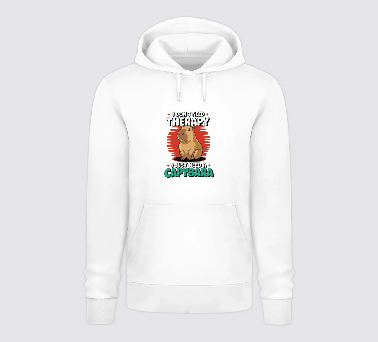 I don't need therapy, I just need a capybara Hoodie von edsonramosart