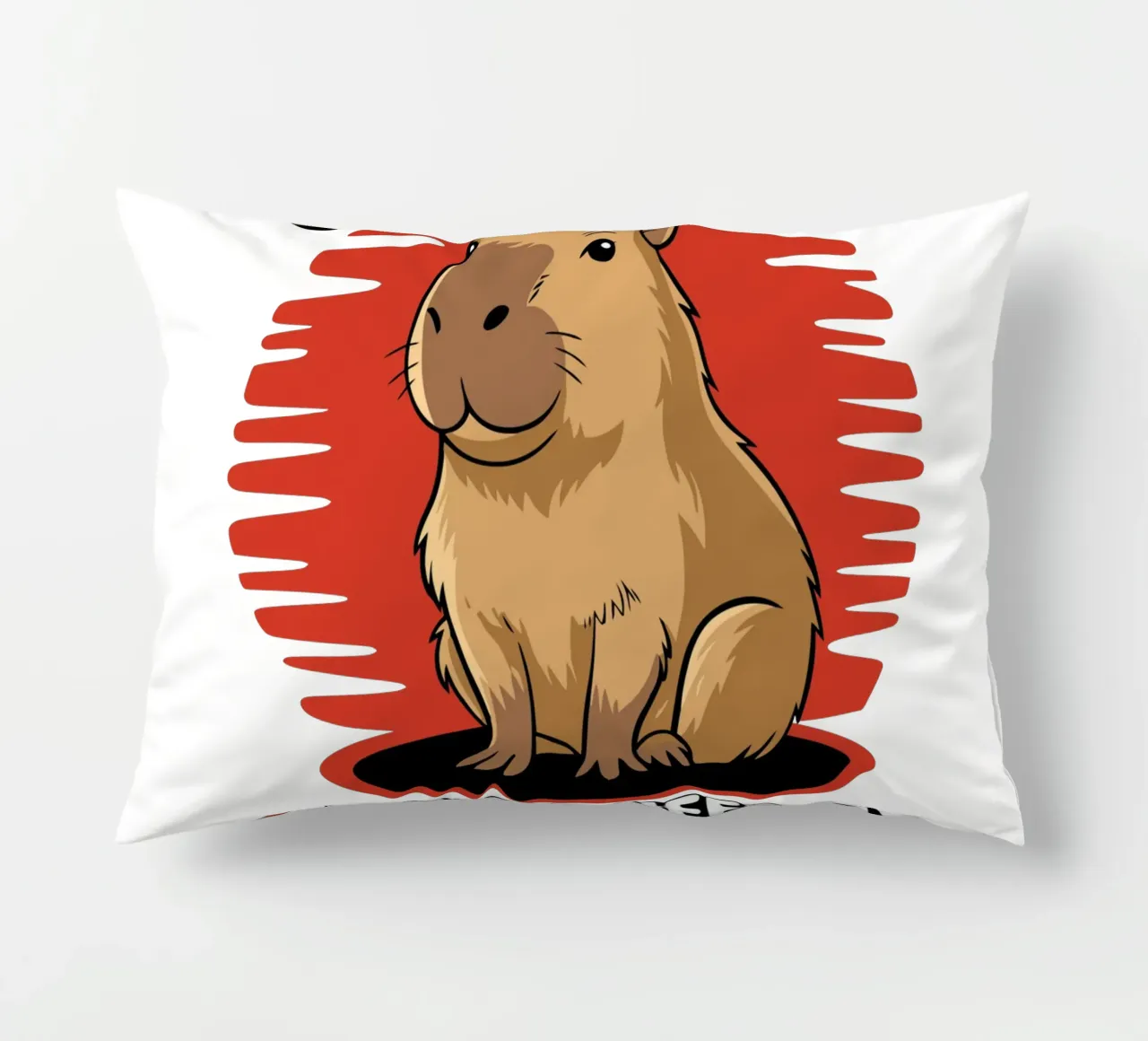 I don't need therapy, I just need a capybara cuscino da edsonramosart